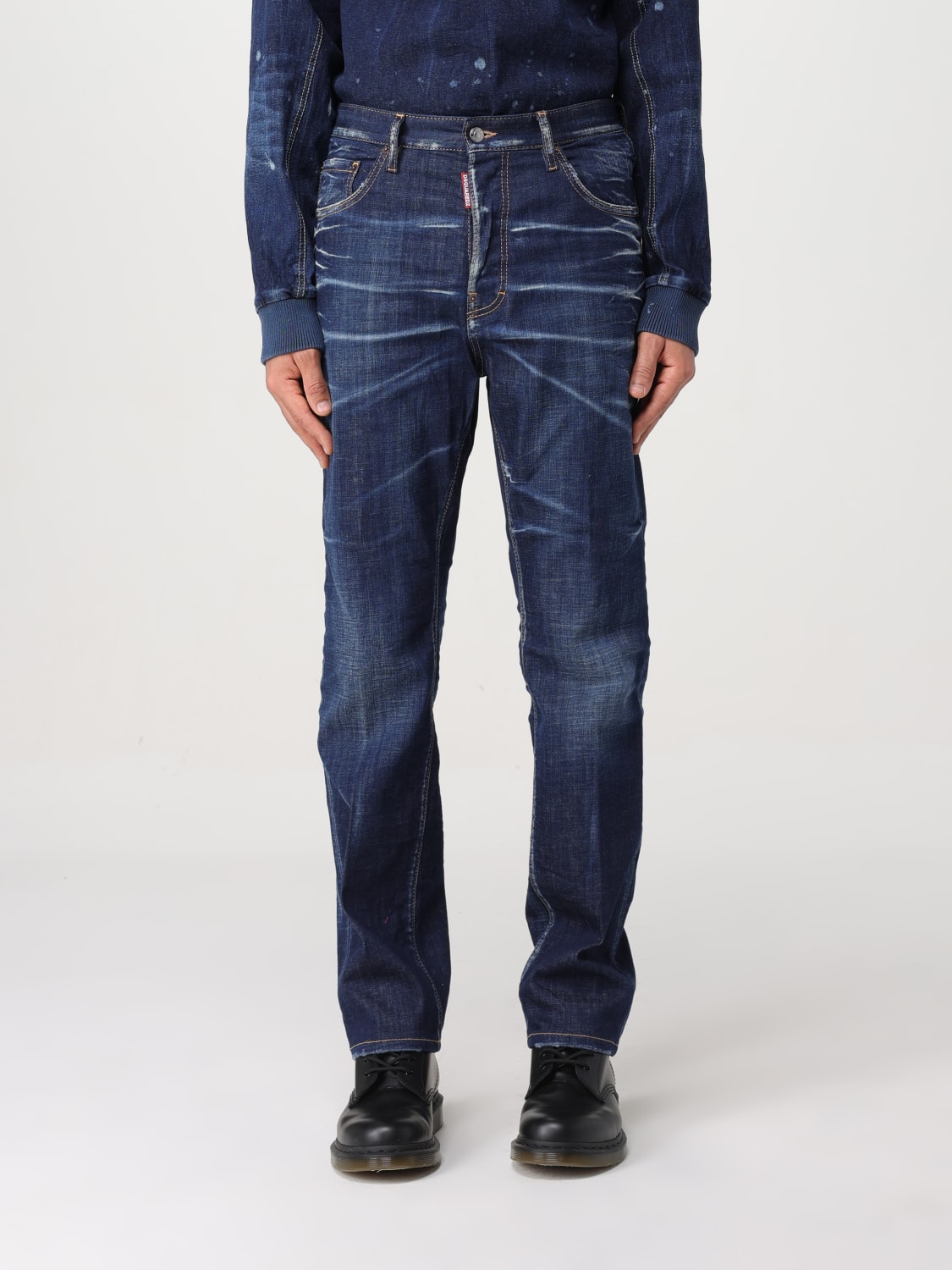 DSQUARED2 JEANS: Jeans homme Dsquared2, Bleu - Img 1