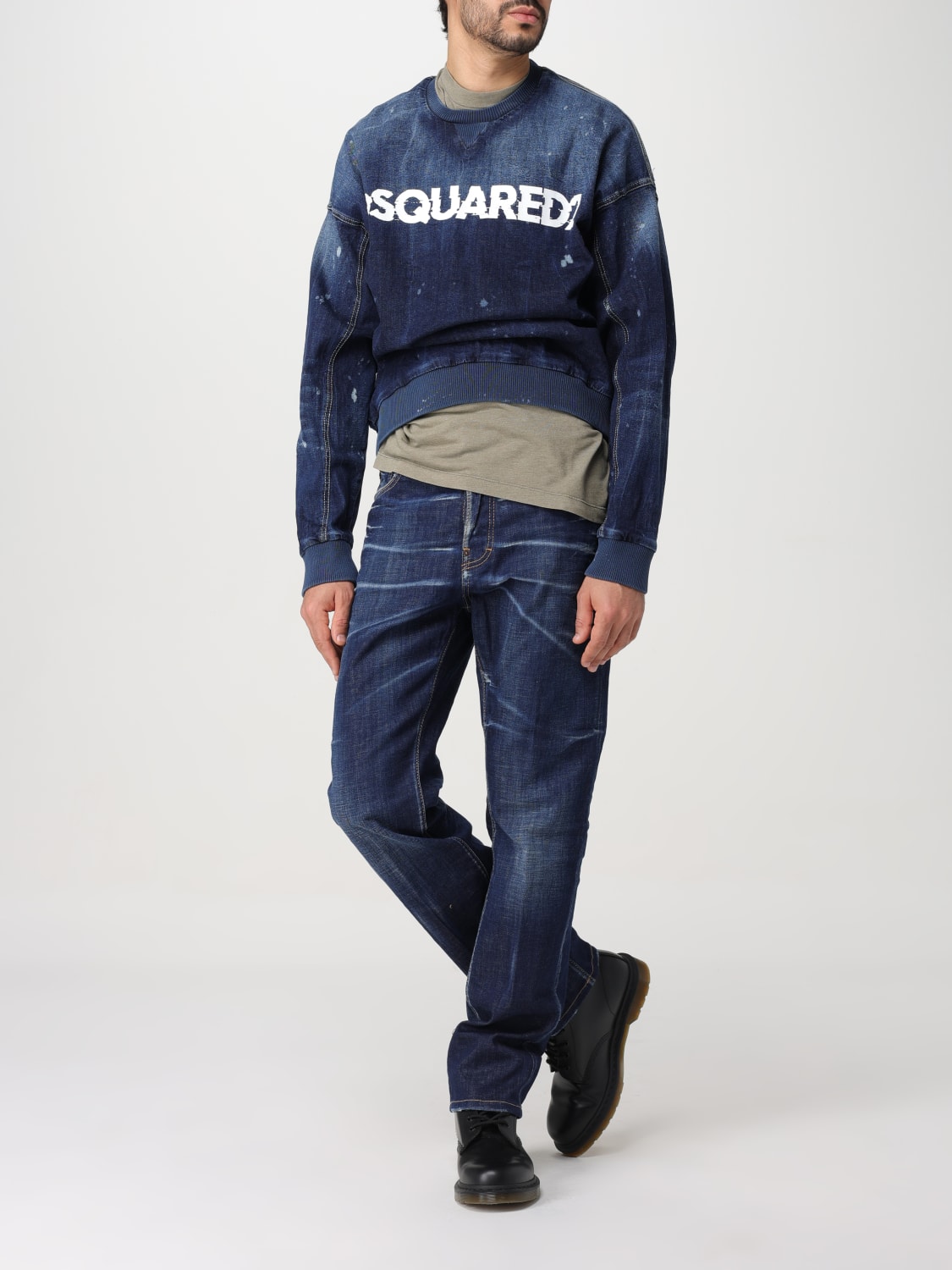 DSQUARED2 JEANS: Jeans homme Dsquared2, Bleu - Img 2