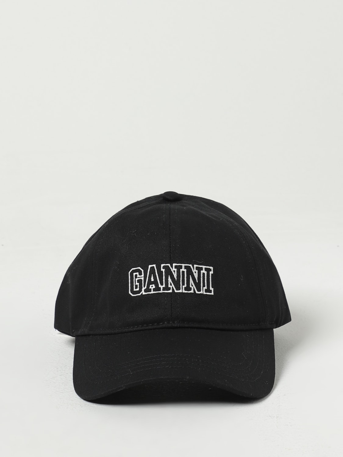 GANNI: Hat woman - Black | Ganni hat A4968 online at GIGLIO.COM