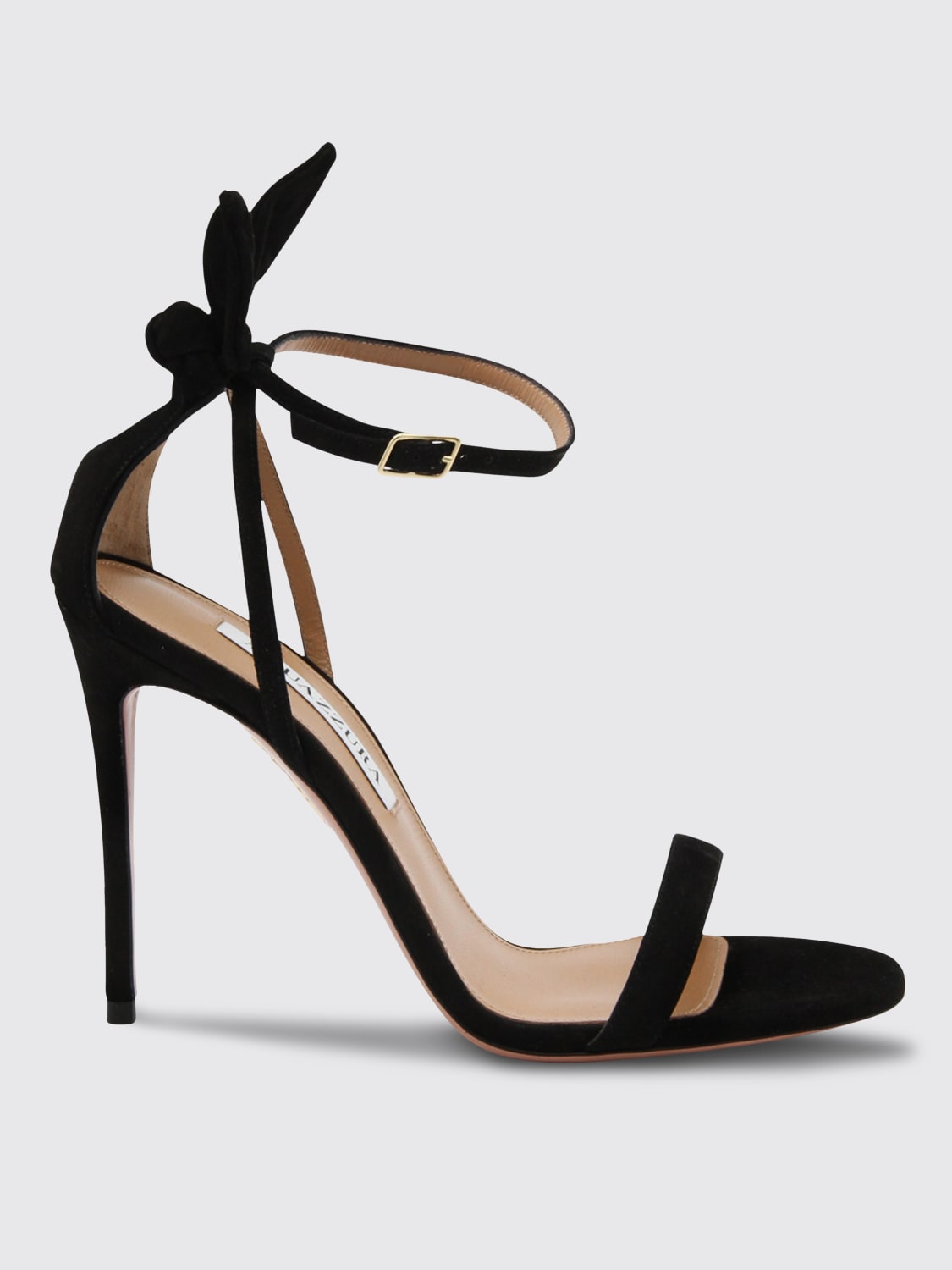 AQUAZZURA：ヒールサンダル レディース - ブラック | GIGLIO.COM ...