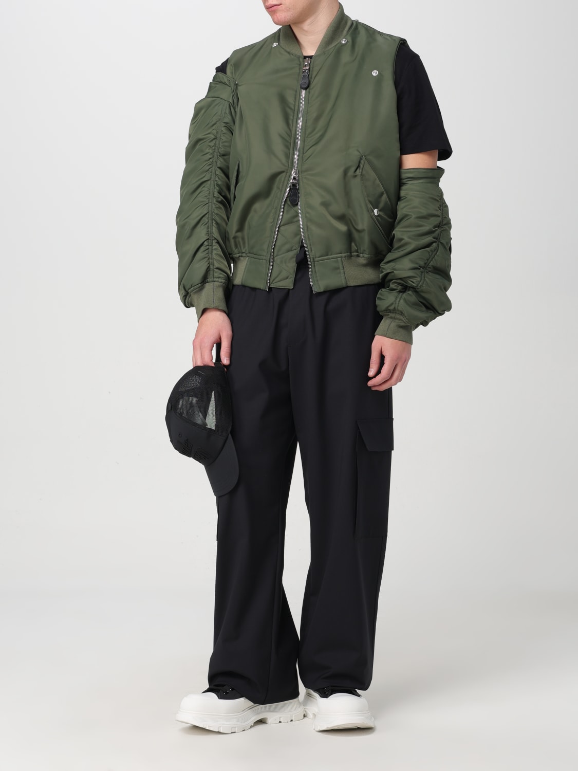 ALEXANDER MCQUEEN GIACCA: Cappotto uomo Alexander McQueen, Verde - Img 2