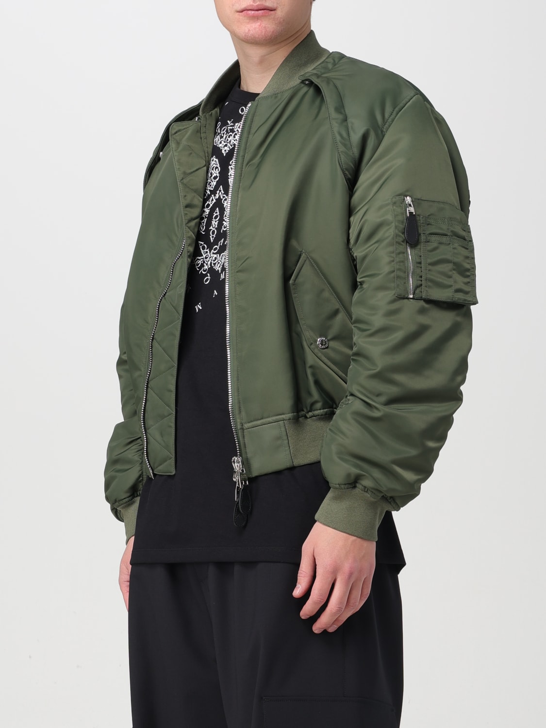 ALEXANDER MCQUEEN JACKET: Coat men Alexander McQueen, Green - Img 4