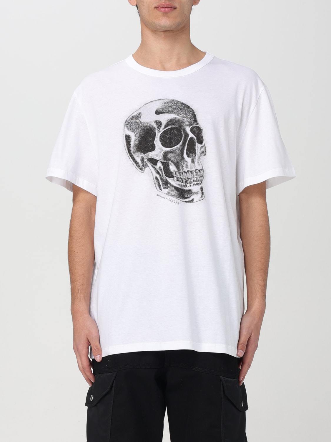 ALEXANDER MCQUEEN: T-shirt men - White | Alexander McQueen t ALEXANDER MCQUEEN: T-shirt men - White | Alexander McQueen t
