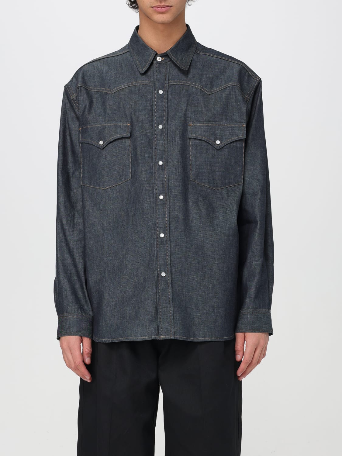 Giglio Camicia Maison Margiela in denim