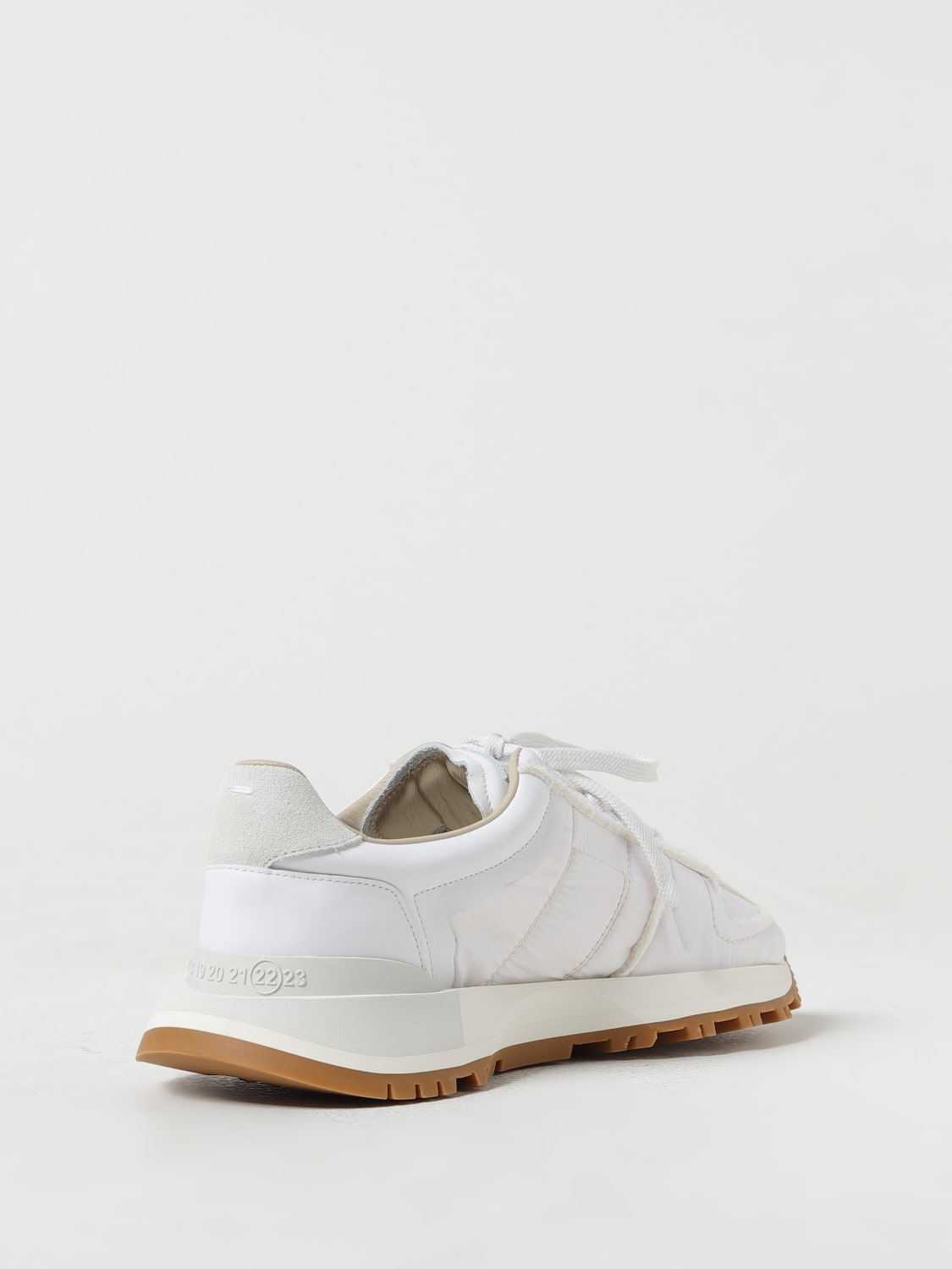 MAISON MARGIELA SNEAKERS: Sneakers Maison Margiela in nylon e pelle, Bianco - Img 3