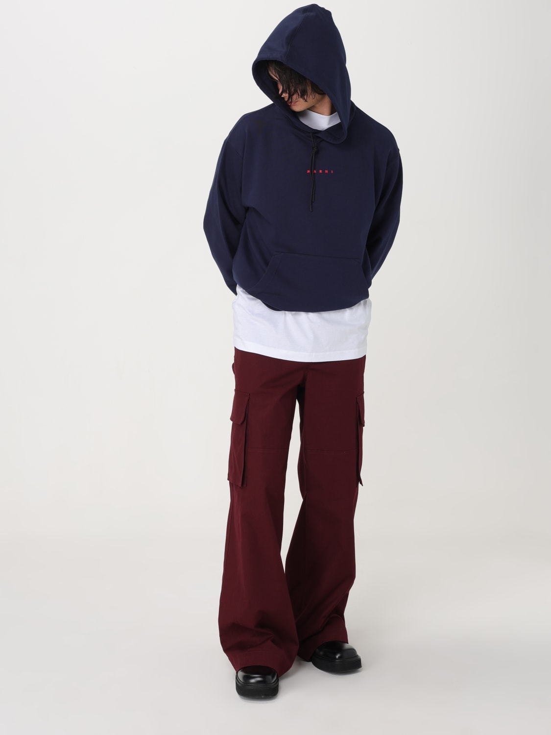 MARNI SWEATSHIRT: Sweatshirt men Marni, Blue - Img 2