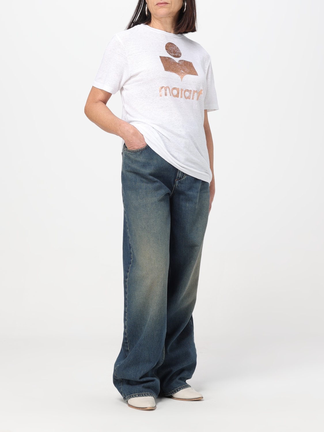 ISABEL MARANT ETOILE: T-shirt woman - White | Isabel Marant