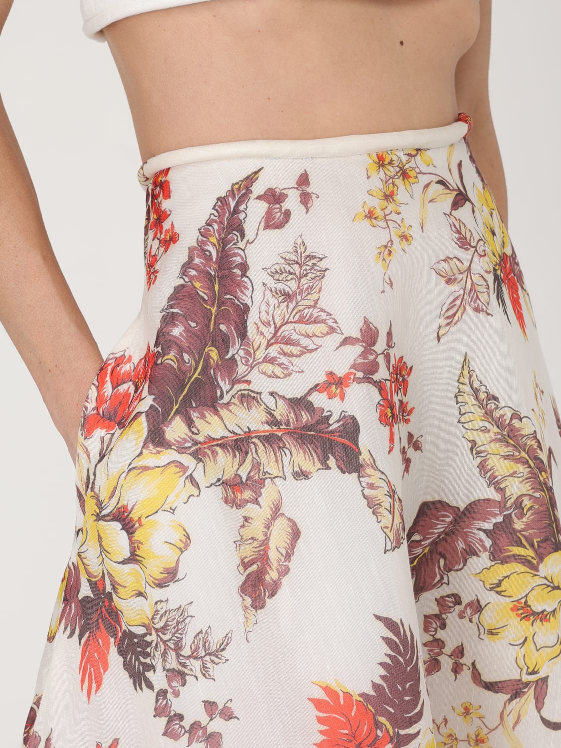 スカート ZIMMERMANN Woman Skirt Multicolor 9260SMAT ITRF Zimmermann Outlet: Skirt woman - Multicolor | Zimmermann