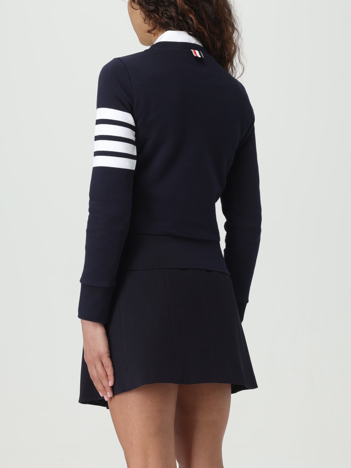 Tシャツ・カットソー THOM BROWNE Women Sweater FJT002A00535415 Blue THOM BROWNE: Sweater woman - Blue | Thom Browne sweatshirt