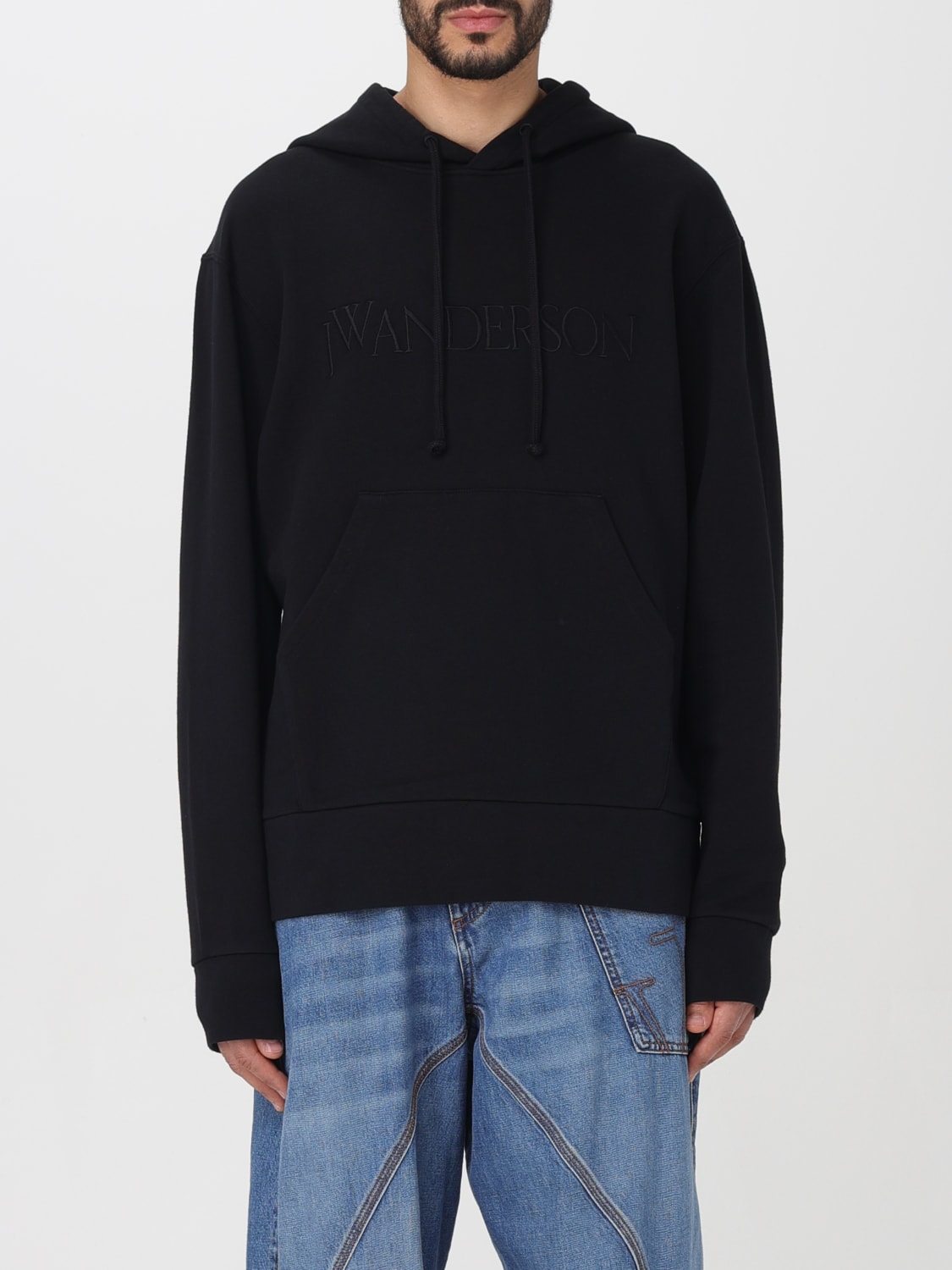 JW ANDERSON SWEATSHIRT: Sweatshirt herren Jw Anderson, Schwarz - Img 1