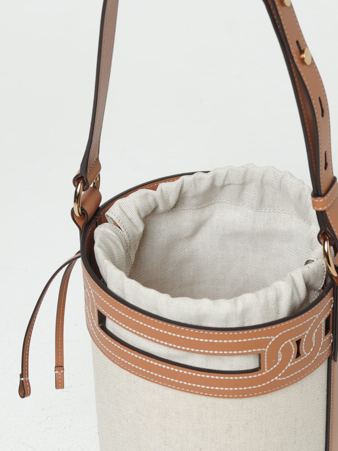 TOD'S MINI BAG: Shoulder bag woman Tod's, Beige - Img 4