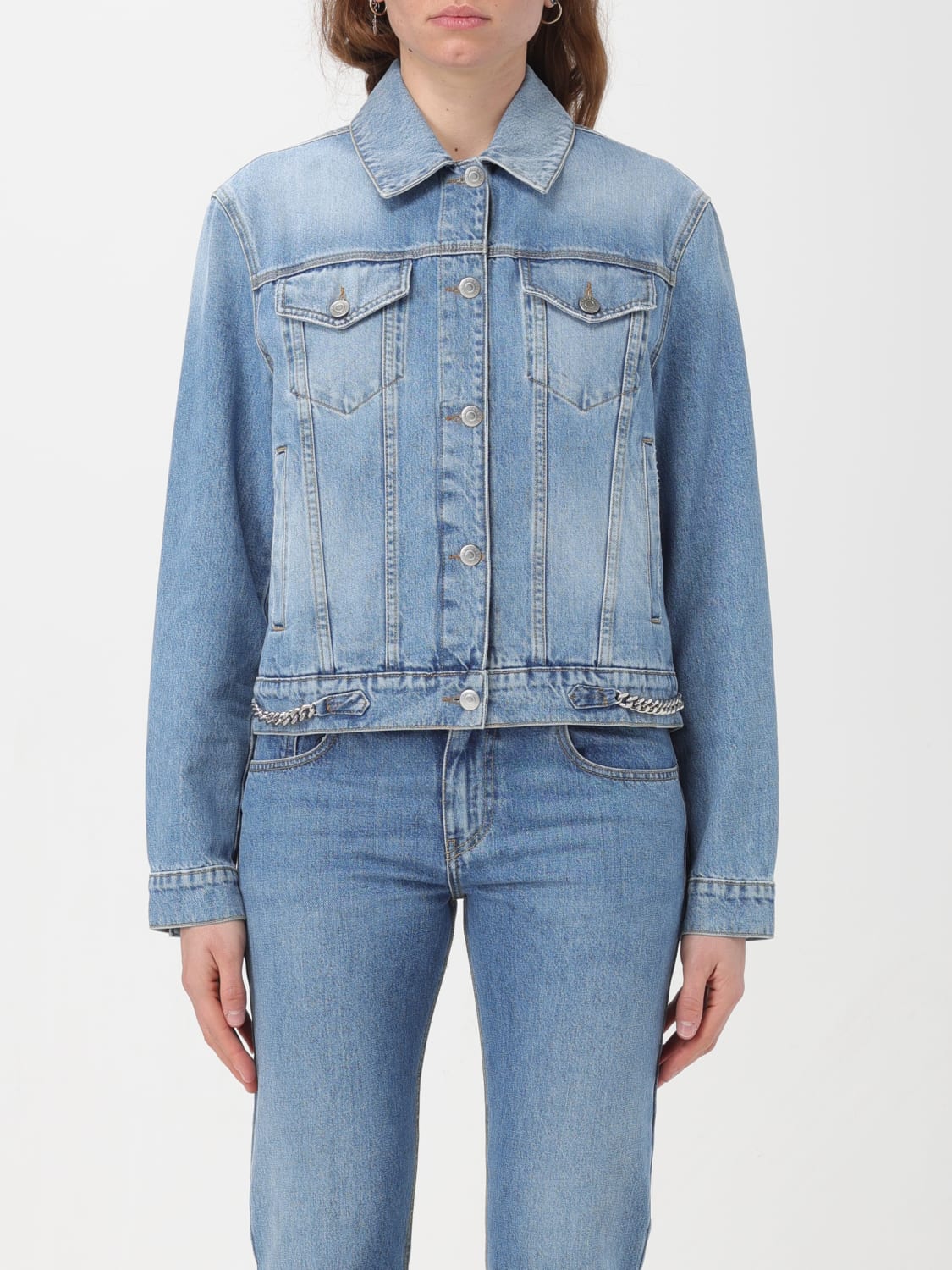 ジャケット STELLA MCCARTNEY Women Outer 6D03193SPH98 4233 BLUE STELLA MCCARTNEY: Jacket woman - Blue | Stella McCartney