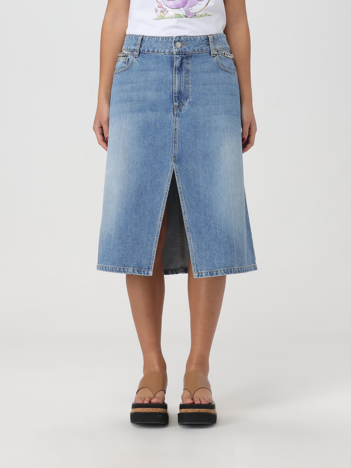STELLA MCCARTNEY JUPE: Jupe femme Stella McCartney, Bleu - Img 1