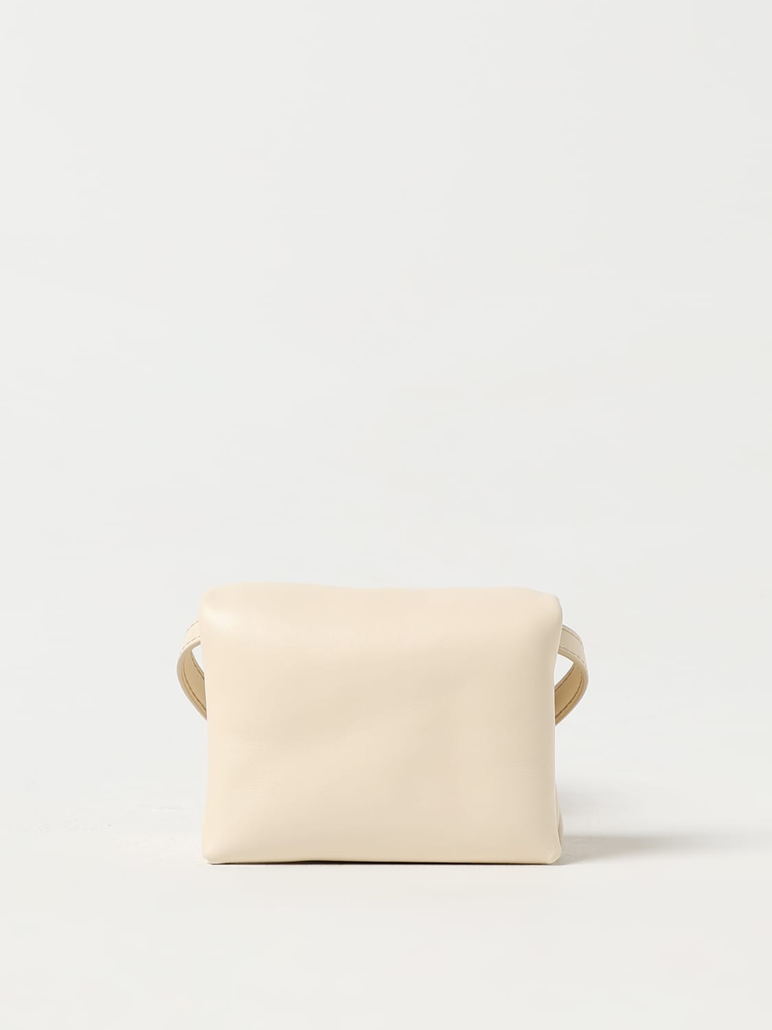 バッグ・カバンその他 MARNI Woman Mini bag White PHMO0033U0P5298 00W06 Marni Trunk Mini Poplin bag - White - Women
