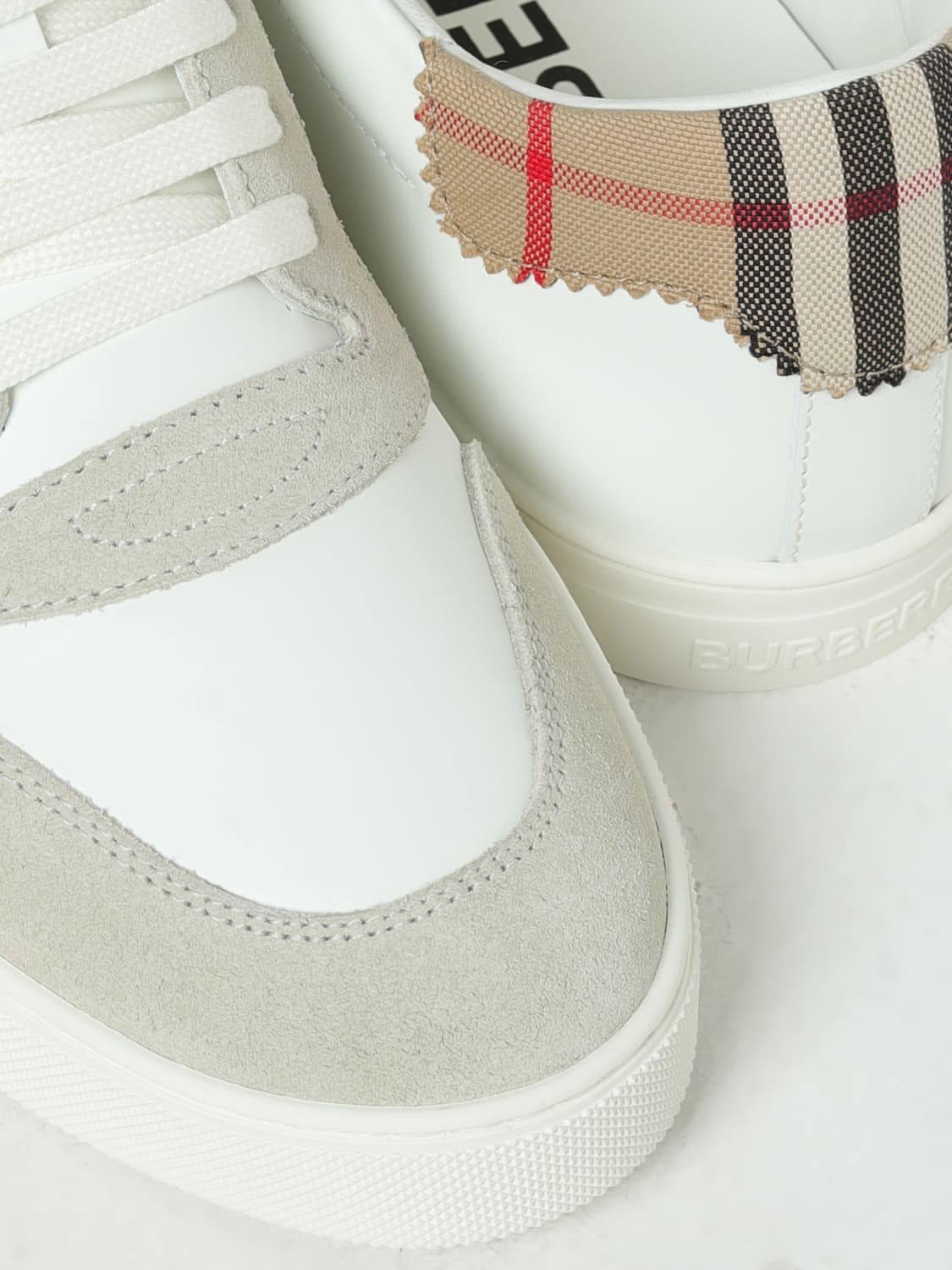 Burberry sneakers mens white online