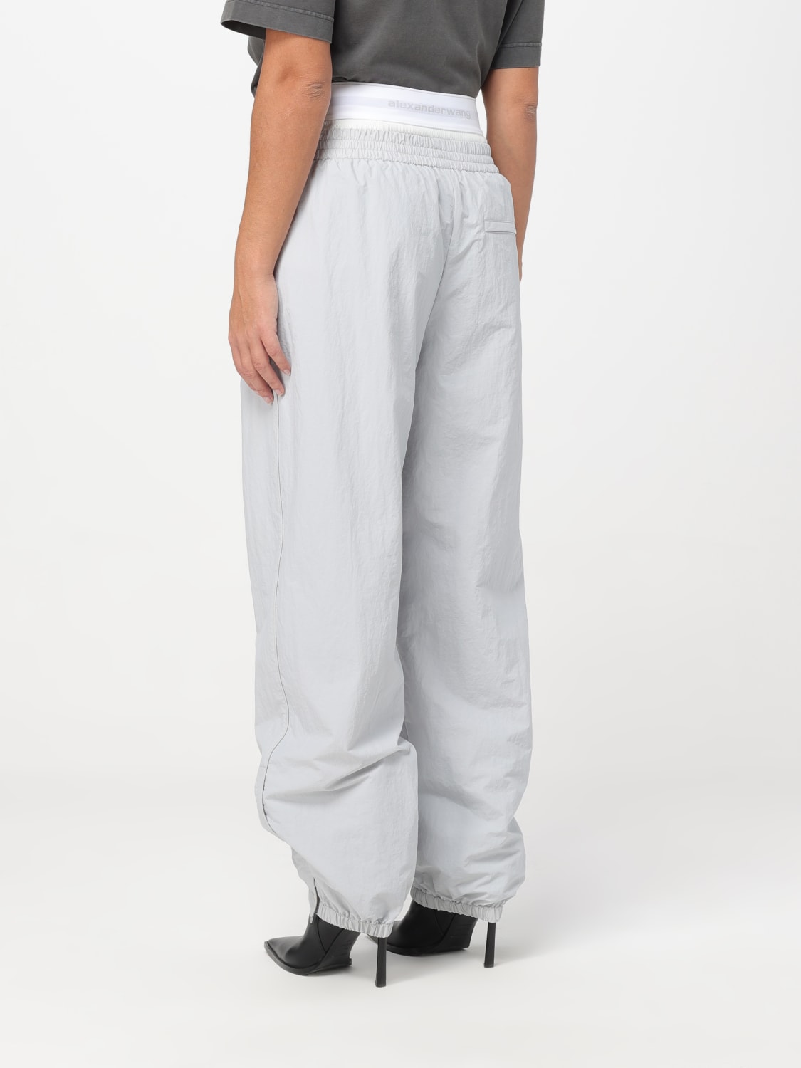 ALEXANDER WANG PANTS: Pants woman Alexander Wang, Grey - Img 3