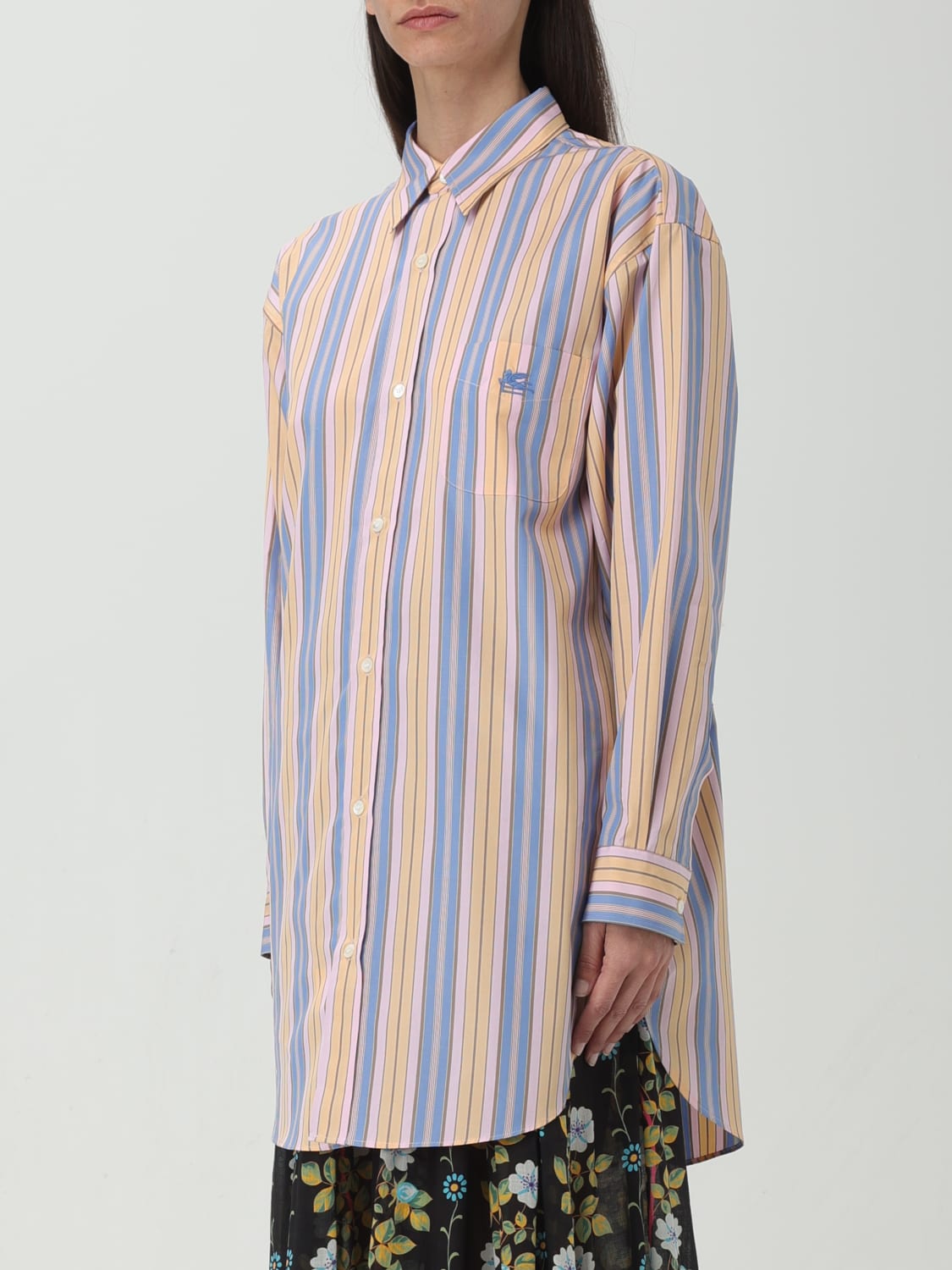 ETRO SHIRT: Shirt woman Etro, Pink - Img 4