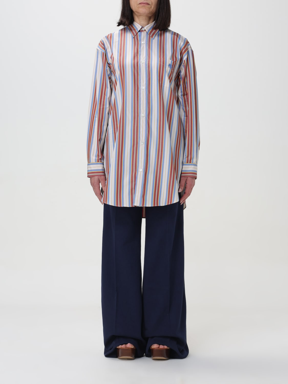 ETRO SHIRT: Shirt woman Etro, Brown - Img 1