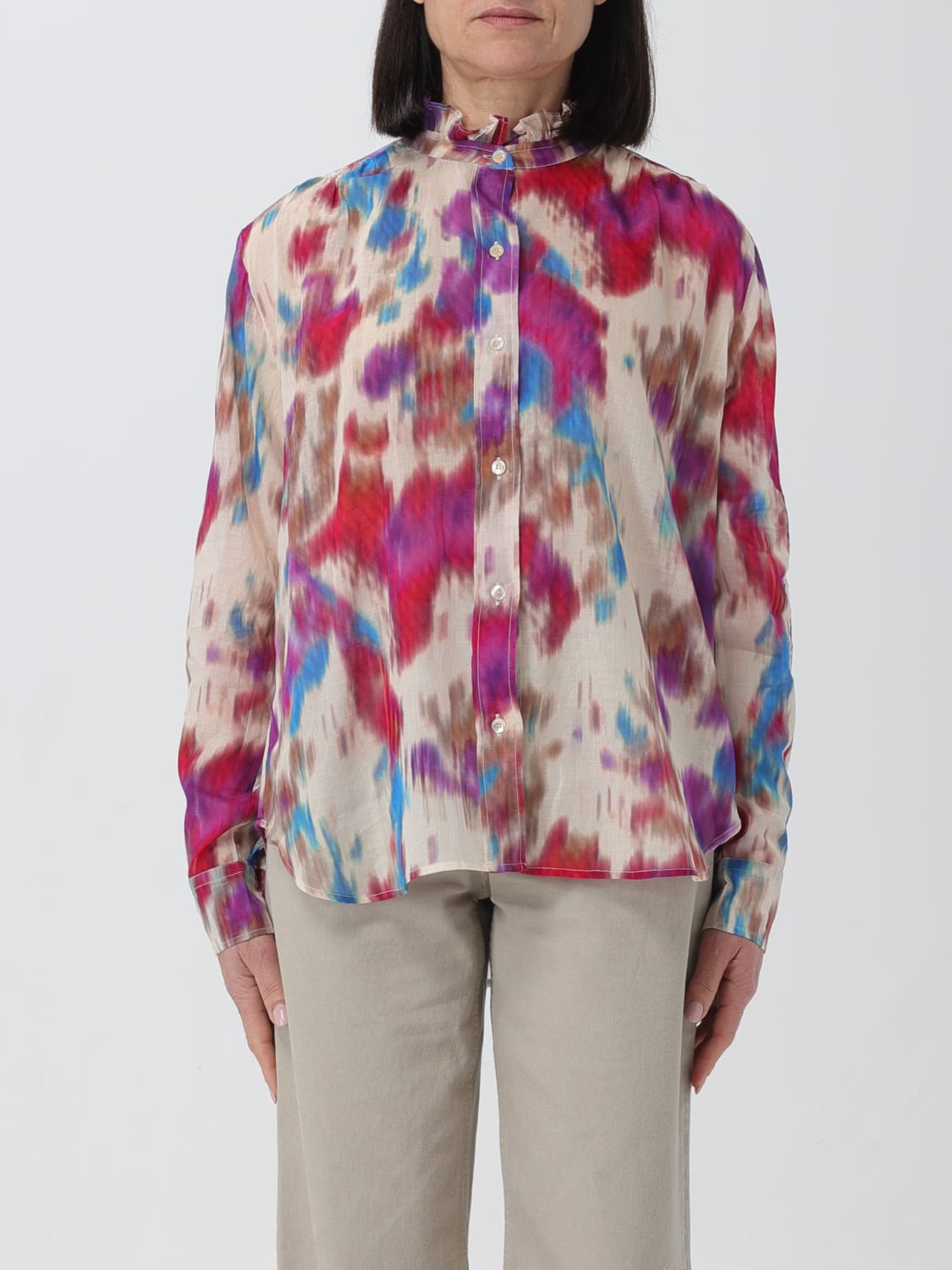 ISABEL MARANT ETOILE SHIRT: Shirt woman Isabel Marant Etoile, Multicolor - Img 1