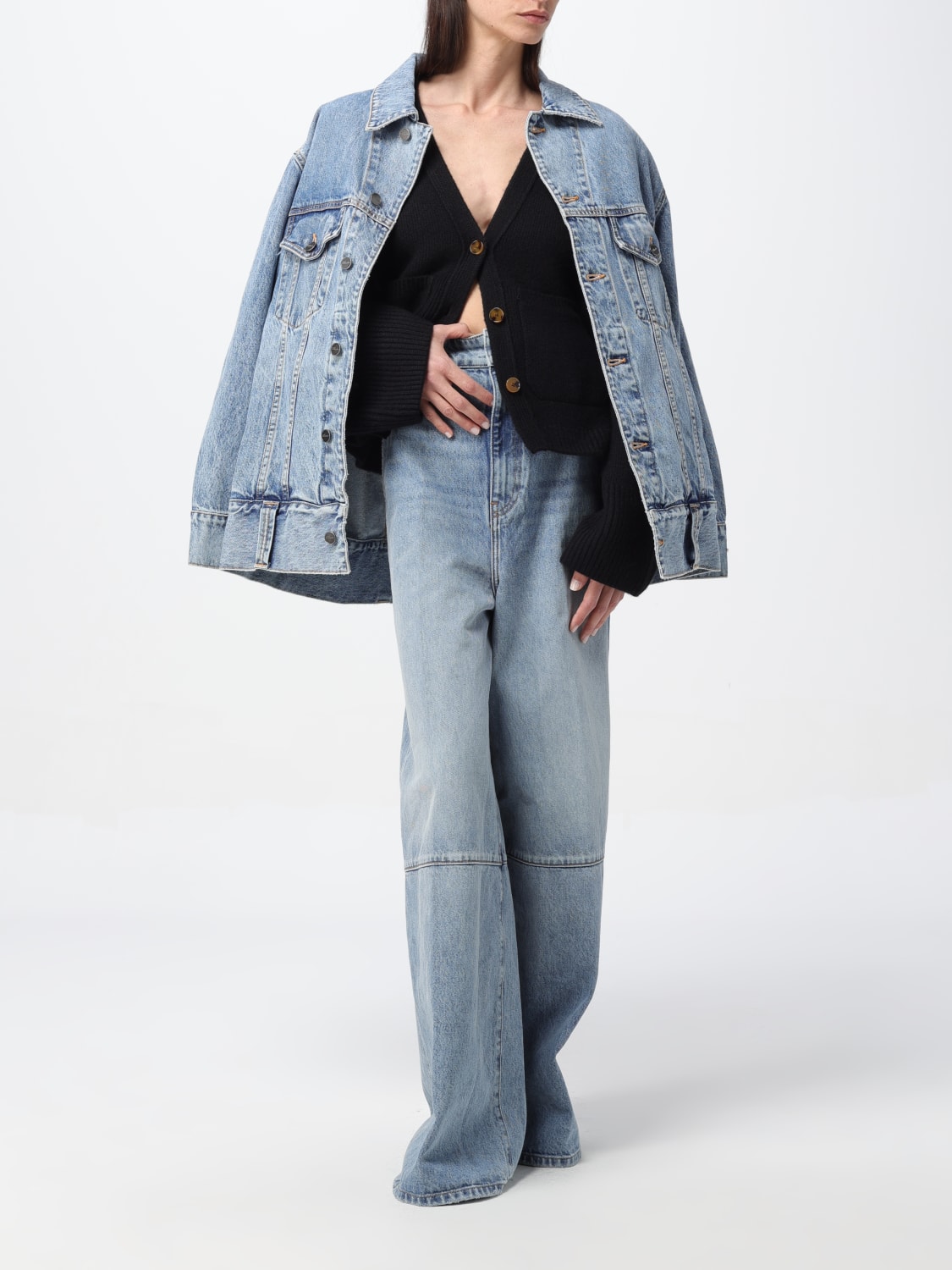 KHAITE SWEATER: Sweater woman Khaite, Black - Img 2