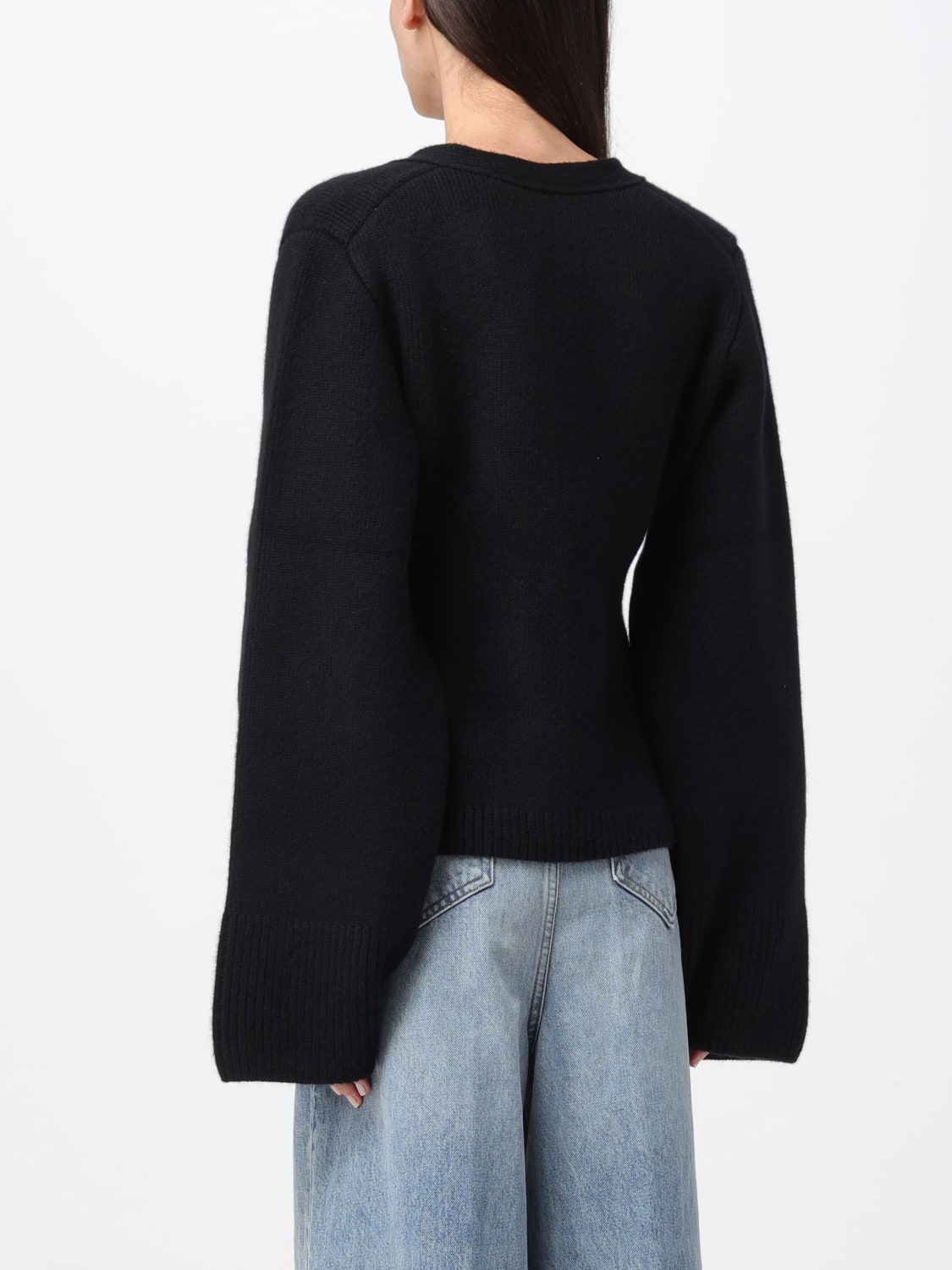 KHAITE SWEATER: Sweater woman Khaite, Black - Img 3