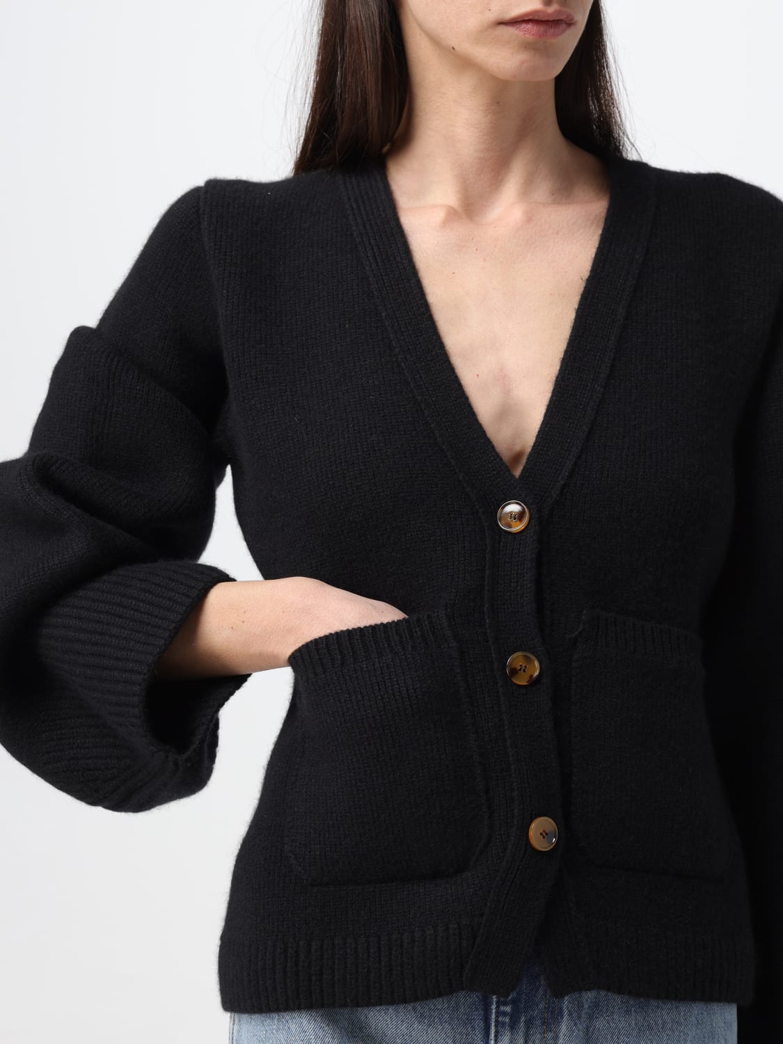 KHAITE SWEATER: Sweater woman Khaite, Black - Img 5