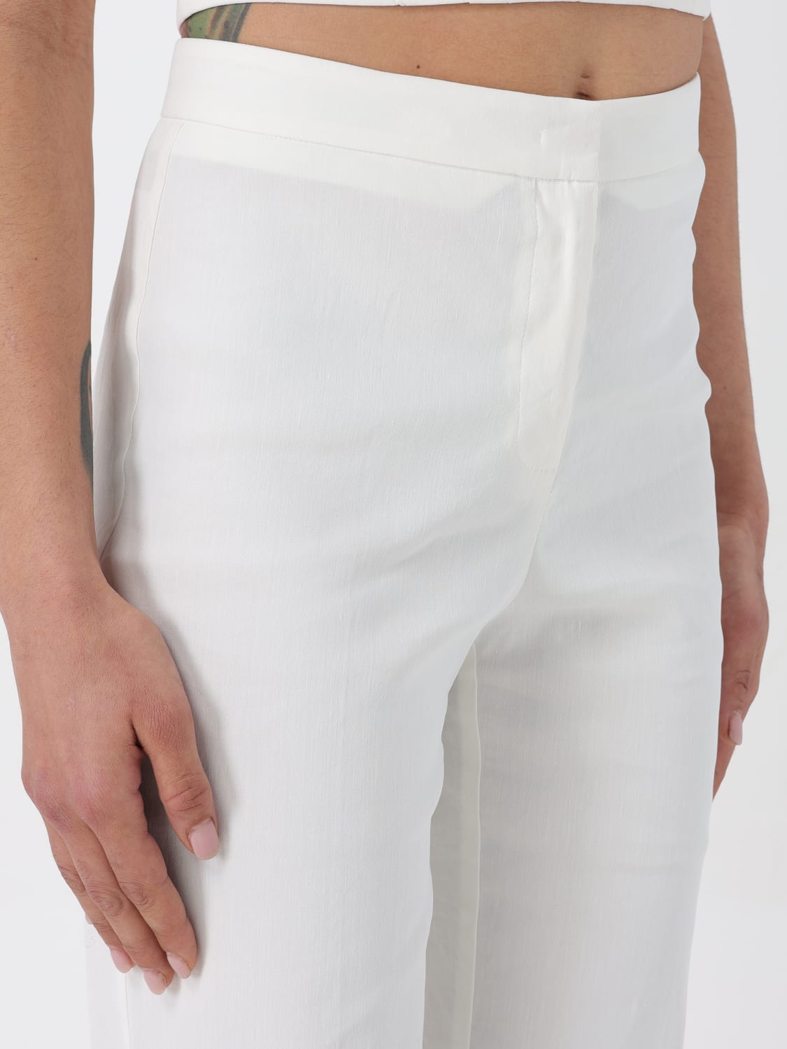 PINKO PANTS: Pants woman Pinko, White - Img 3