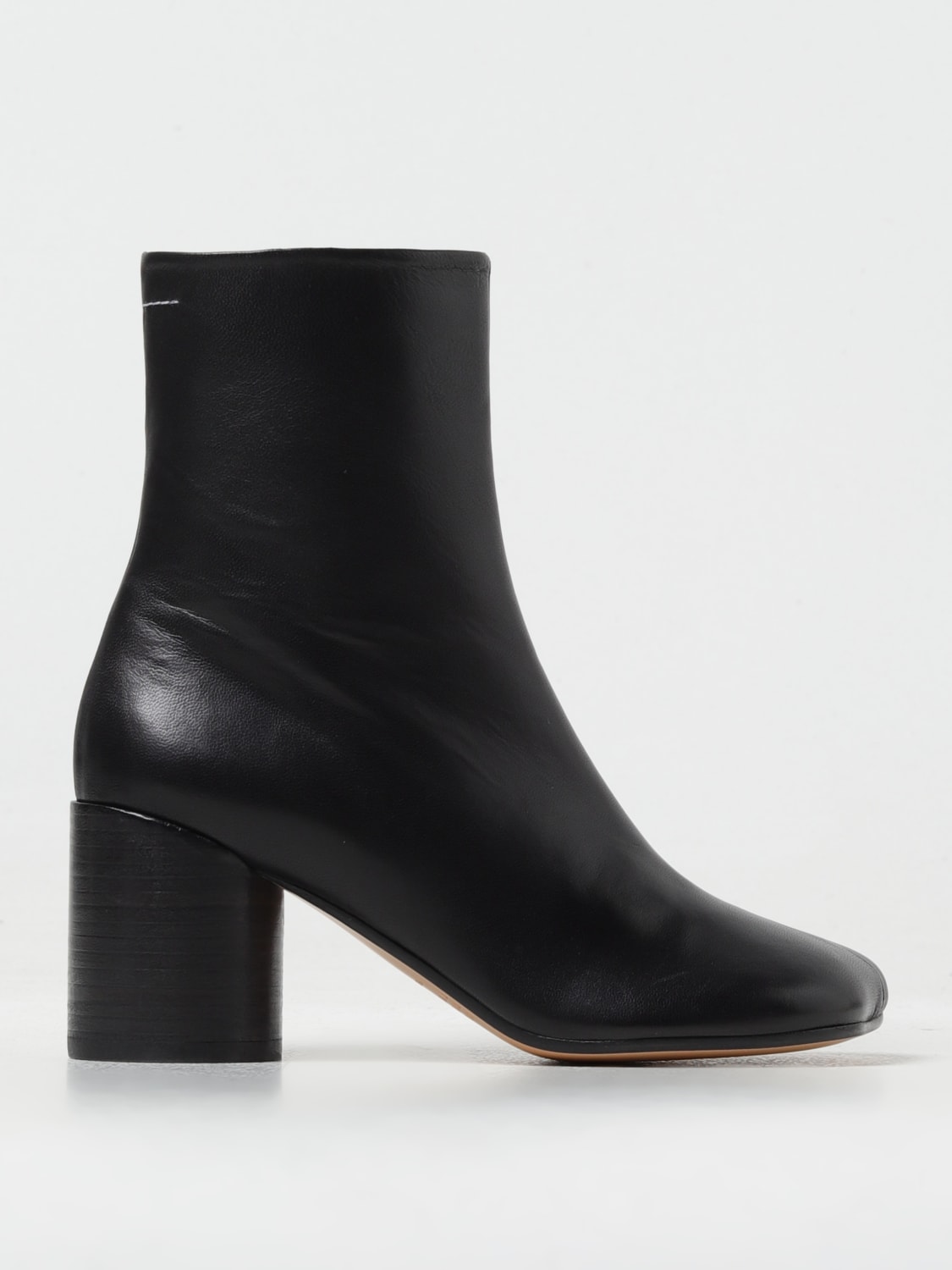 MM6 MAISON MARGIELA STIVALI: Stivaletto Anatomic Tabi MM6 Maison Margiela in pelle, Nero - Img 1