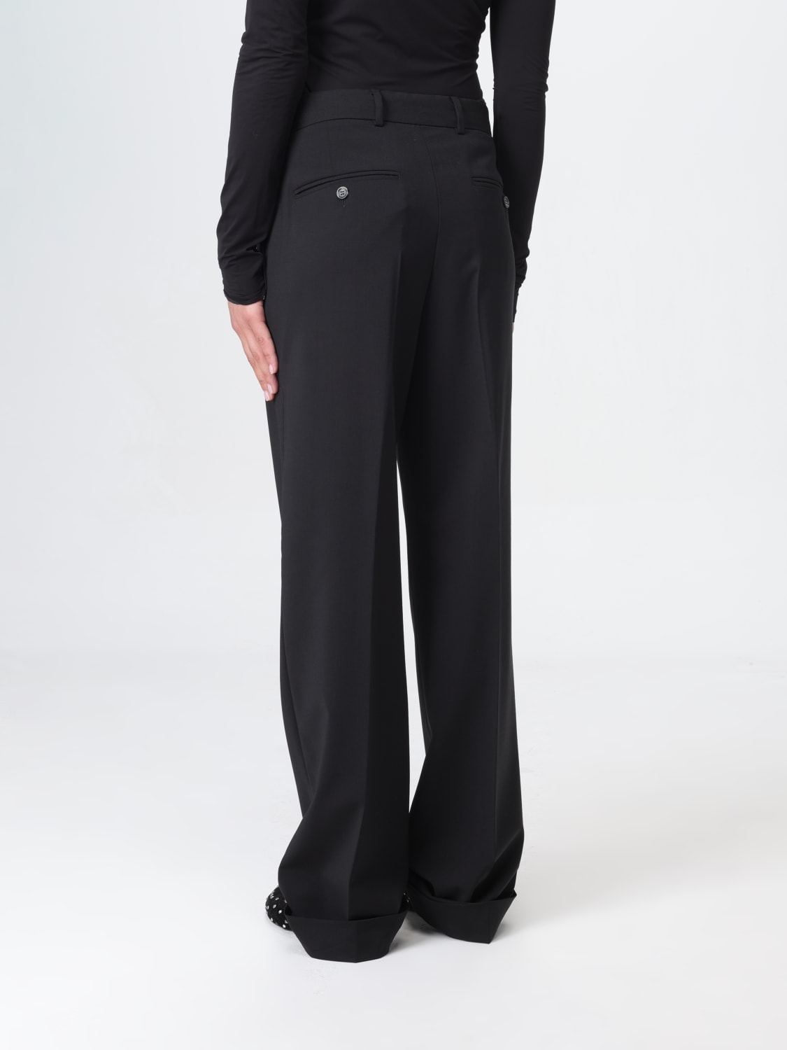 パンツ SPORTMAX Woman Pants Black 2412781021600 004 Sportmax Outlet: Pants woman - Black | Sportmax pants