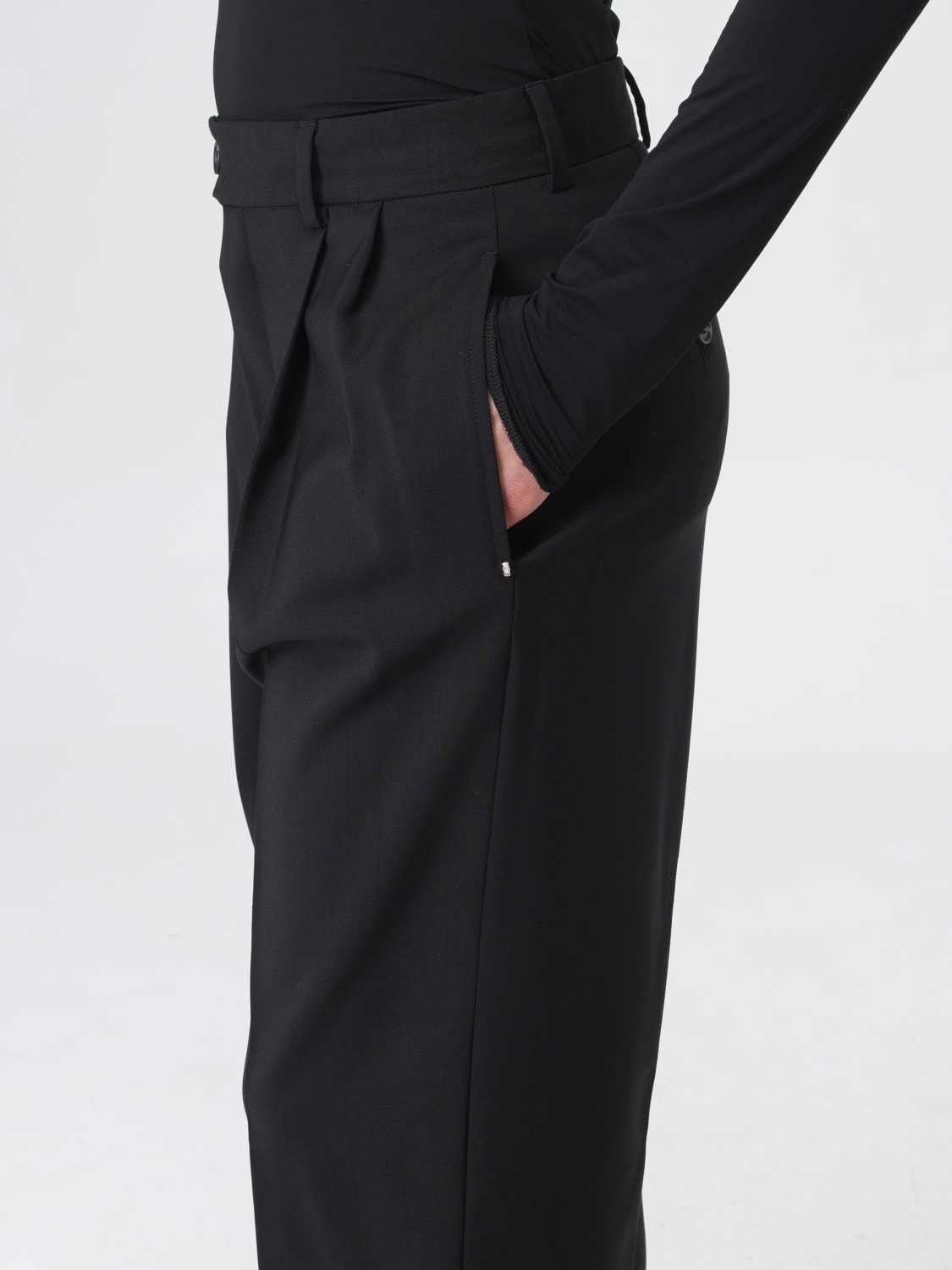 パンツ SPORTMAX Woman Pants Black 2412781021600 004 Sportmax Outlet: Pants woman - Black | Sportmax pants