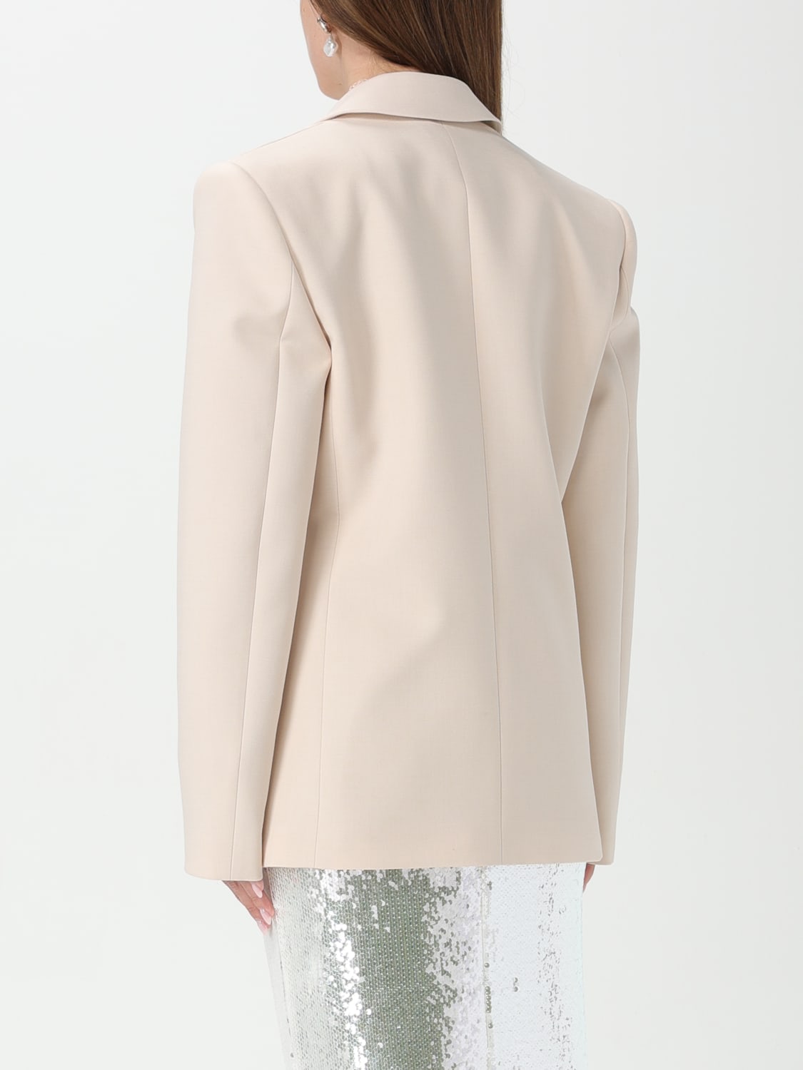 アウターその他 PHILOSOPHY DI LORENZO SERAFINI Woman Blazer Beige 05030726 Philosophy Di Lorenzo Serafini Outlet: Blazer woman - Ivory