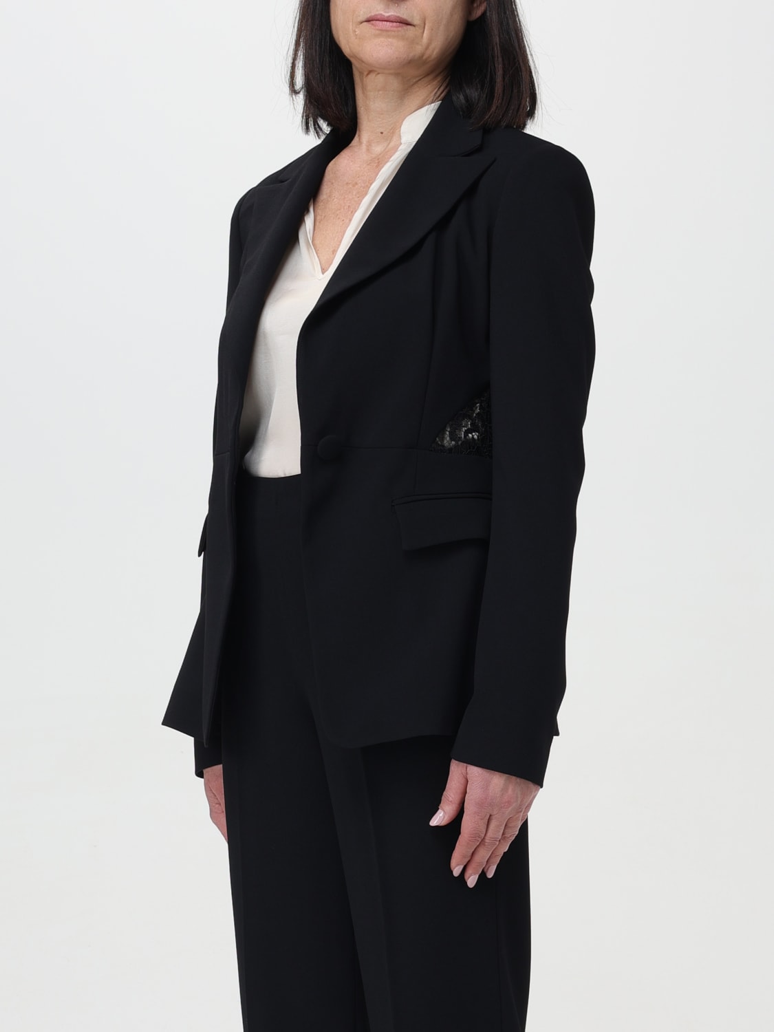 LIU JO BLAZER: Blazer woman Liu Jo, Black - Img 3