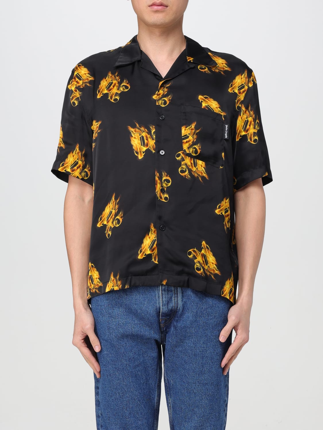 PALM ANGELS SHIRT: Shirt men Palm Angels, Black - Img 1