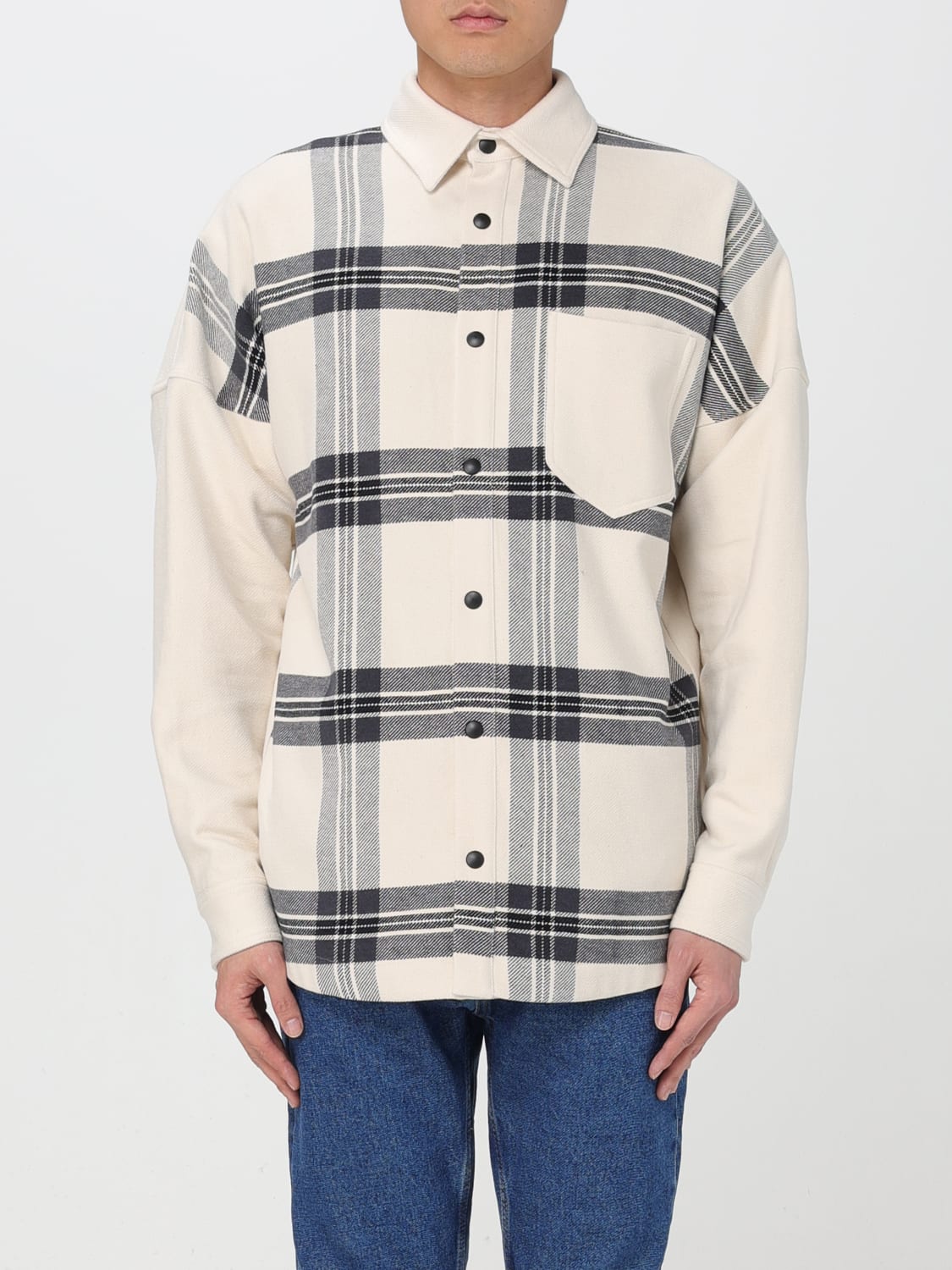 Giglio Overshirt Palm Angels in flanella check