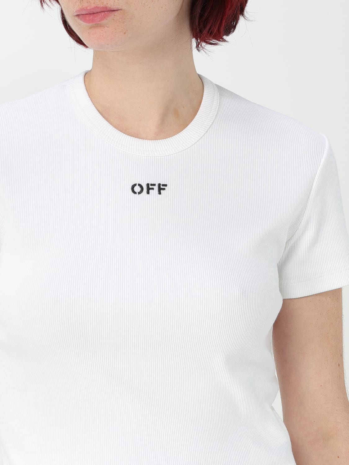 OFF-WHITE T-SHIRT: T-shirt damen Off-white, Weiß - Img 5