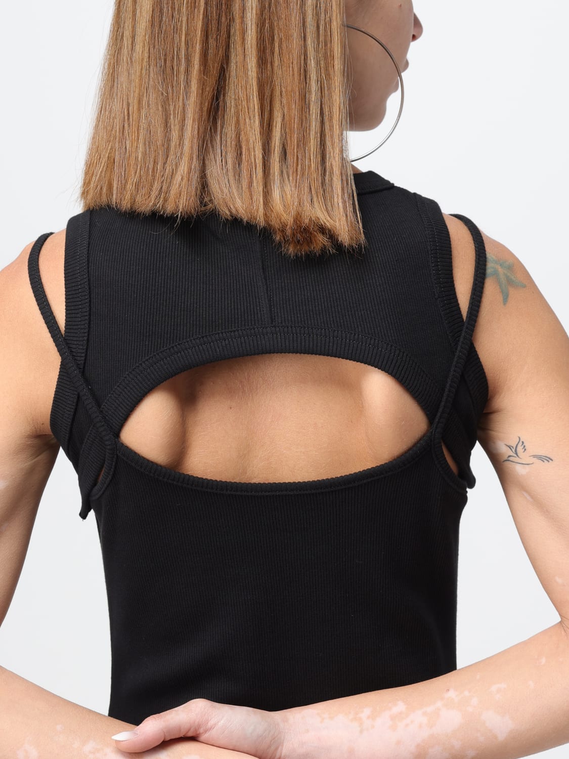 ワンピース Off-White Woman Dress Black OWDB496C99JER001 1001 OFF-WHITE: Dress woman - Black | Off-White dress