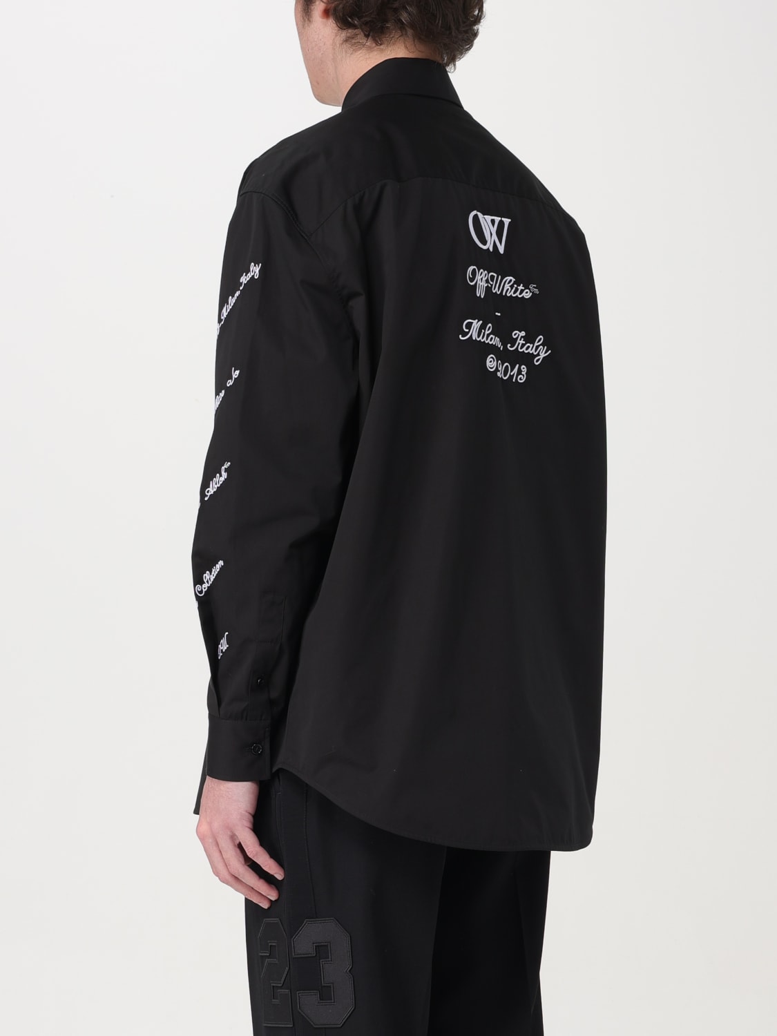 OFF-WHITE CAMISA: Americana hombre Off-white, Blanco 1 - Img 3