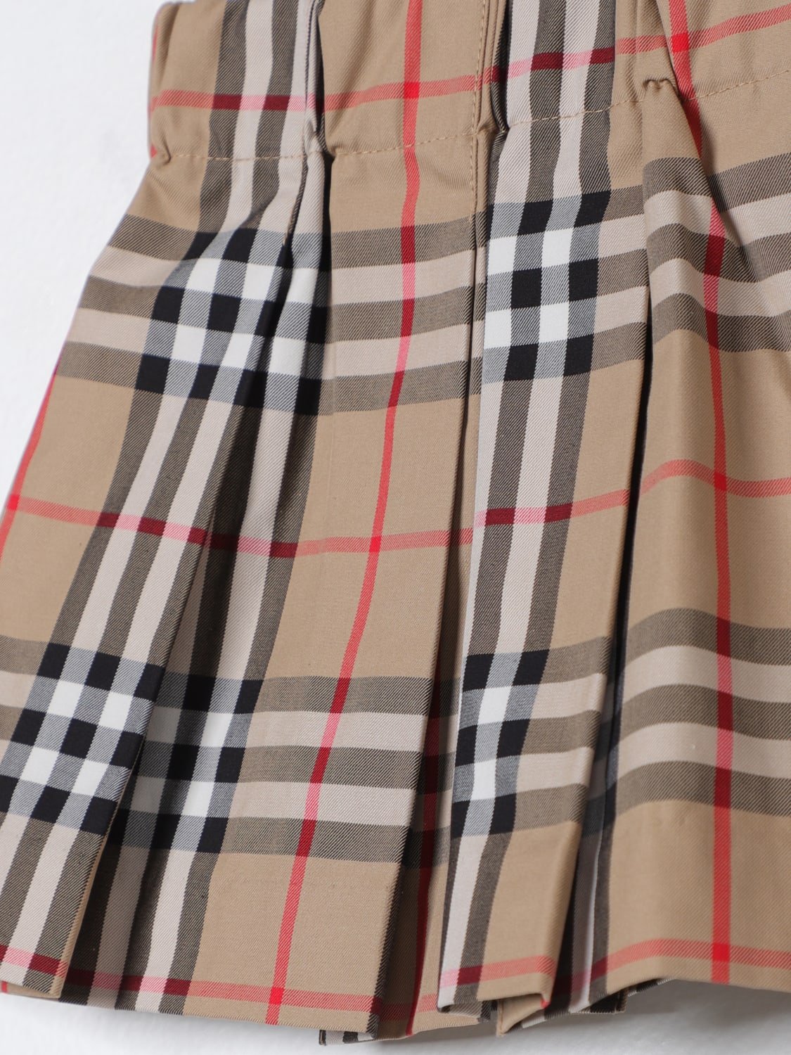 BURBERRY SKIRT: Skirt kids Burberry Kids, Beige - Img 3