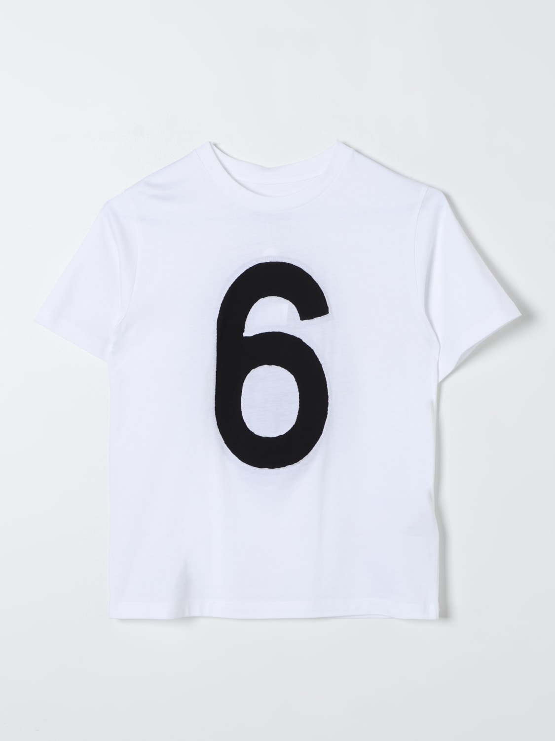 MM6 MAISON MARGIELA T-SHIRT: T-shirt kids Mm6 Maison Margiela, White - Img 1