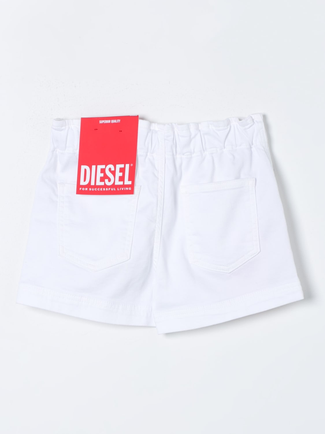 DIESEL 쇼츠: 팬츠 남아 Diesel, 화이트 - Img 2