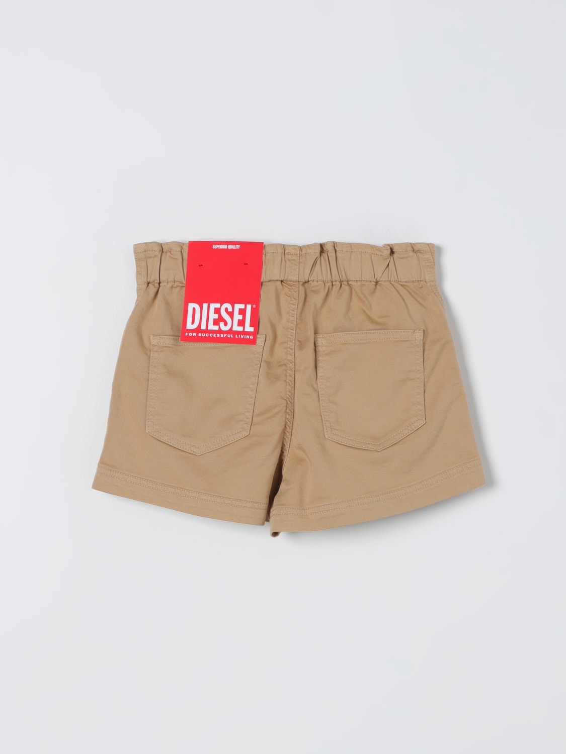 DIESEL PANTALONES CORTOS: Pantalón niños Diesel, Beige - Img 2