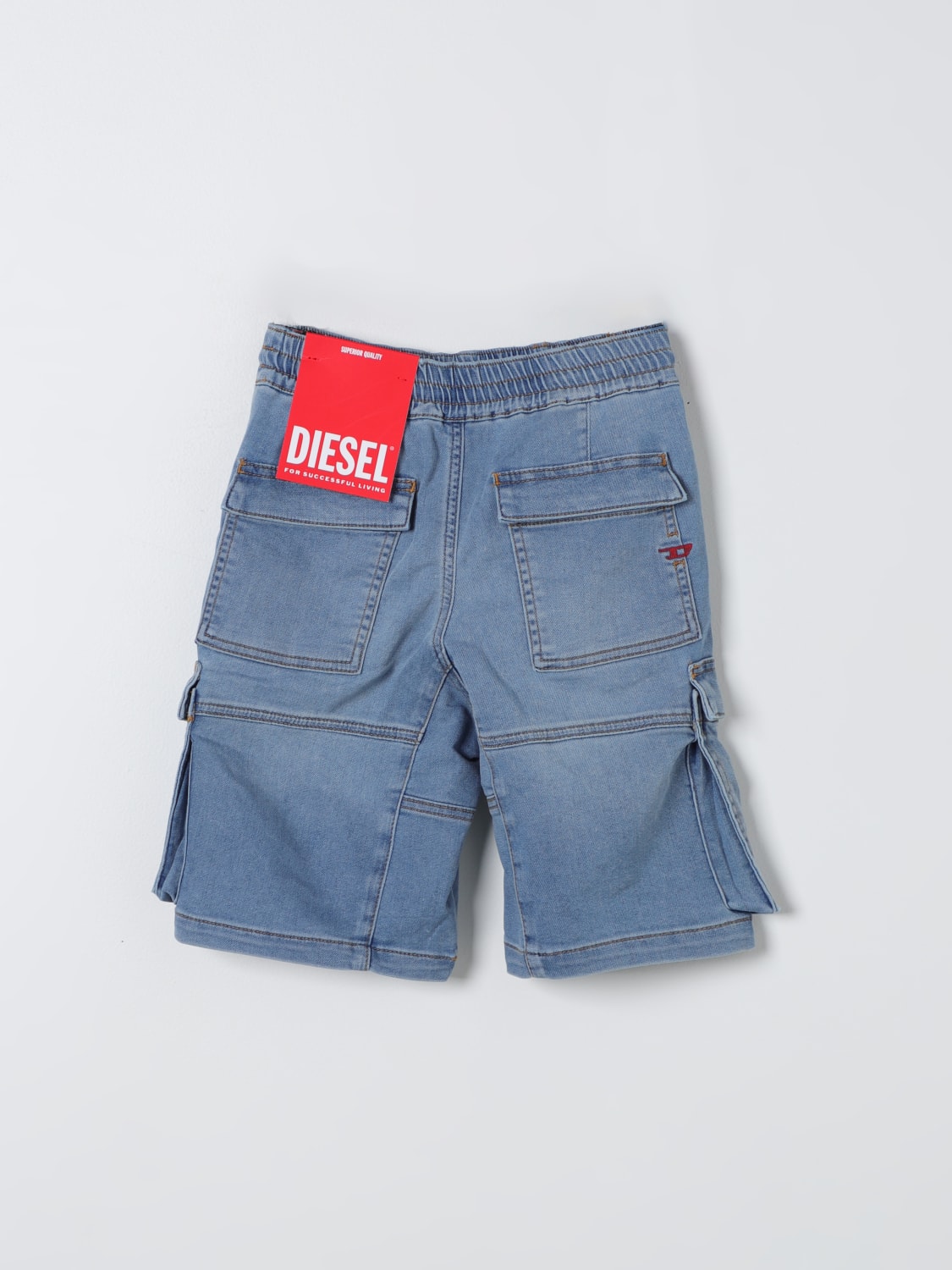 DIESEL SHORTS: Shorts kids Diesel, Blue - Img 2