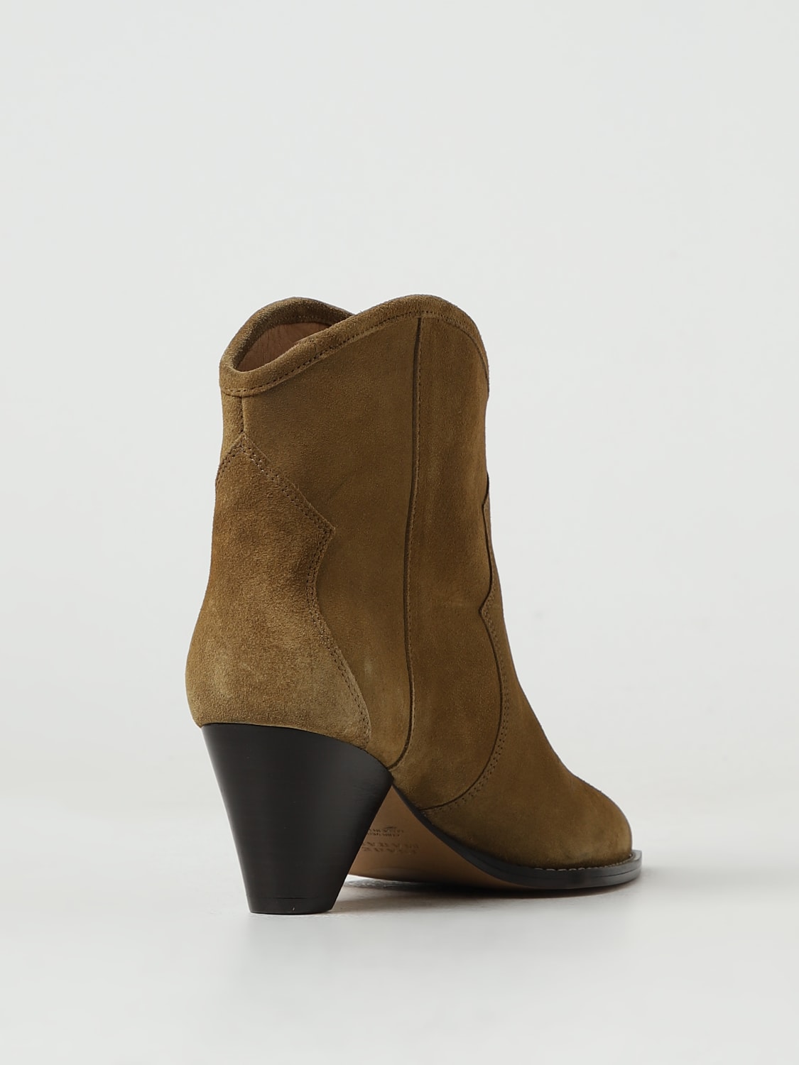 ISABEL MARANT FLAT ANKLE BOOTS: Boots woman Isabel Marant, Brown - Img 3