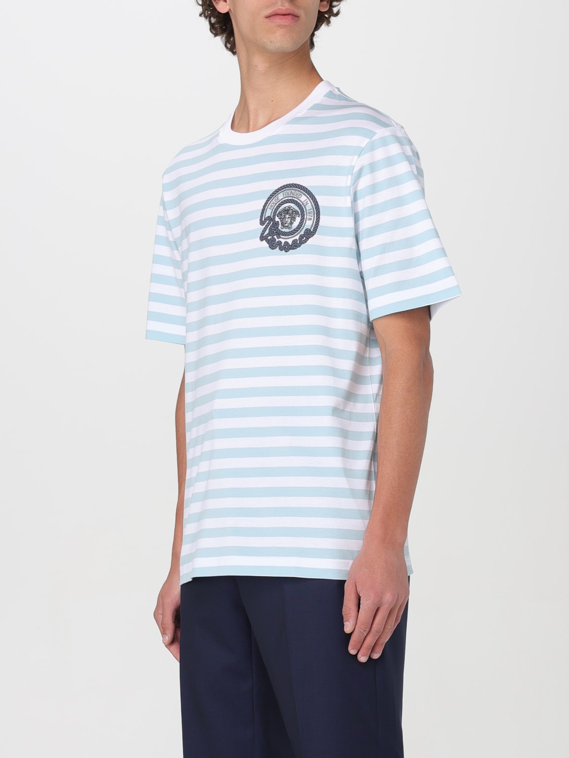 VERSACE Tシャツ: Tシャツ メンズ Versace, ホワイト - Img 4