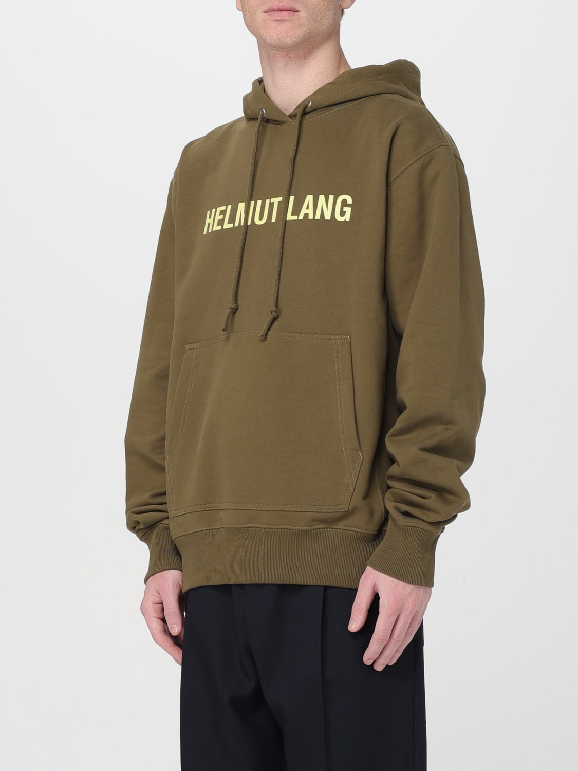 HELMUT LANG ТОЛСТОВКА: Толстовка Мужское Helmut Lang, Зеленый - Img 4