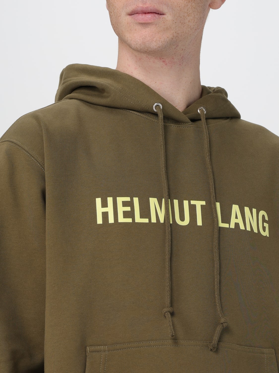 HELMUT LANG ТОЛСТОВКА: Толстовка Мужское Helmut Lang, Зеленый - Img 5