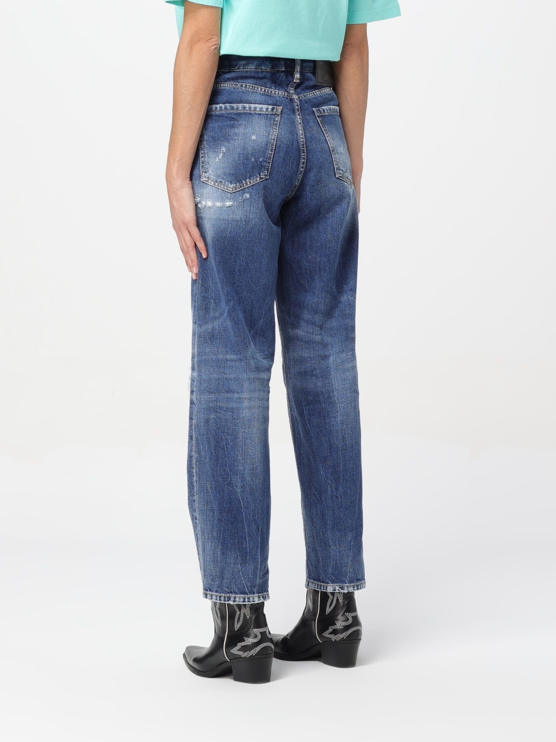 DSQUARED2 JEANS: Jeans femme Dsquared2, Denim - Img 3