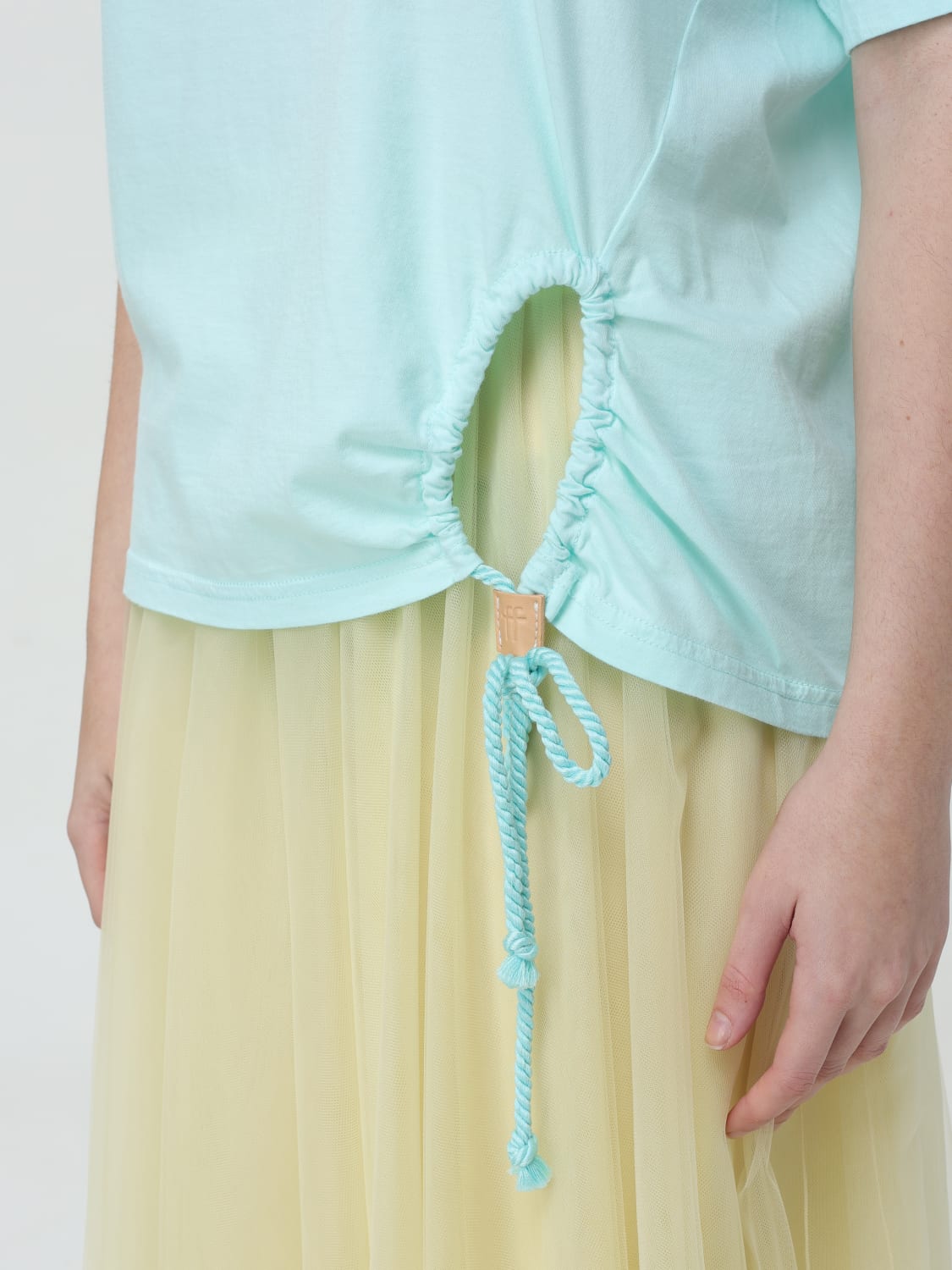 FORTE FORTE T-SHIRT: T-shirt Forte Forte in cotone , Azzurro - Img 3