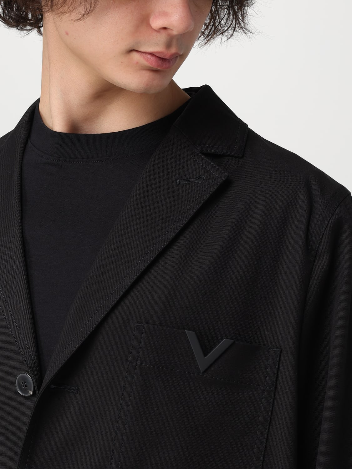 VALENTINO: Blazer men - Black | Valentino blazer 4V3CSJ319UA online at ...