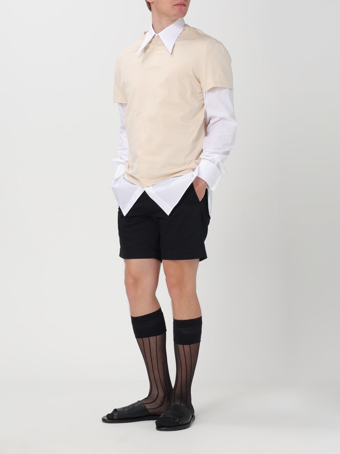 Tシャツ・カットソー MAISON MARGIELA Men T-shirt Beige S30GC0701S22816 106 MAISON MARGIELA: T-shirt men - Beige | Maison Margiela t